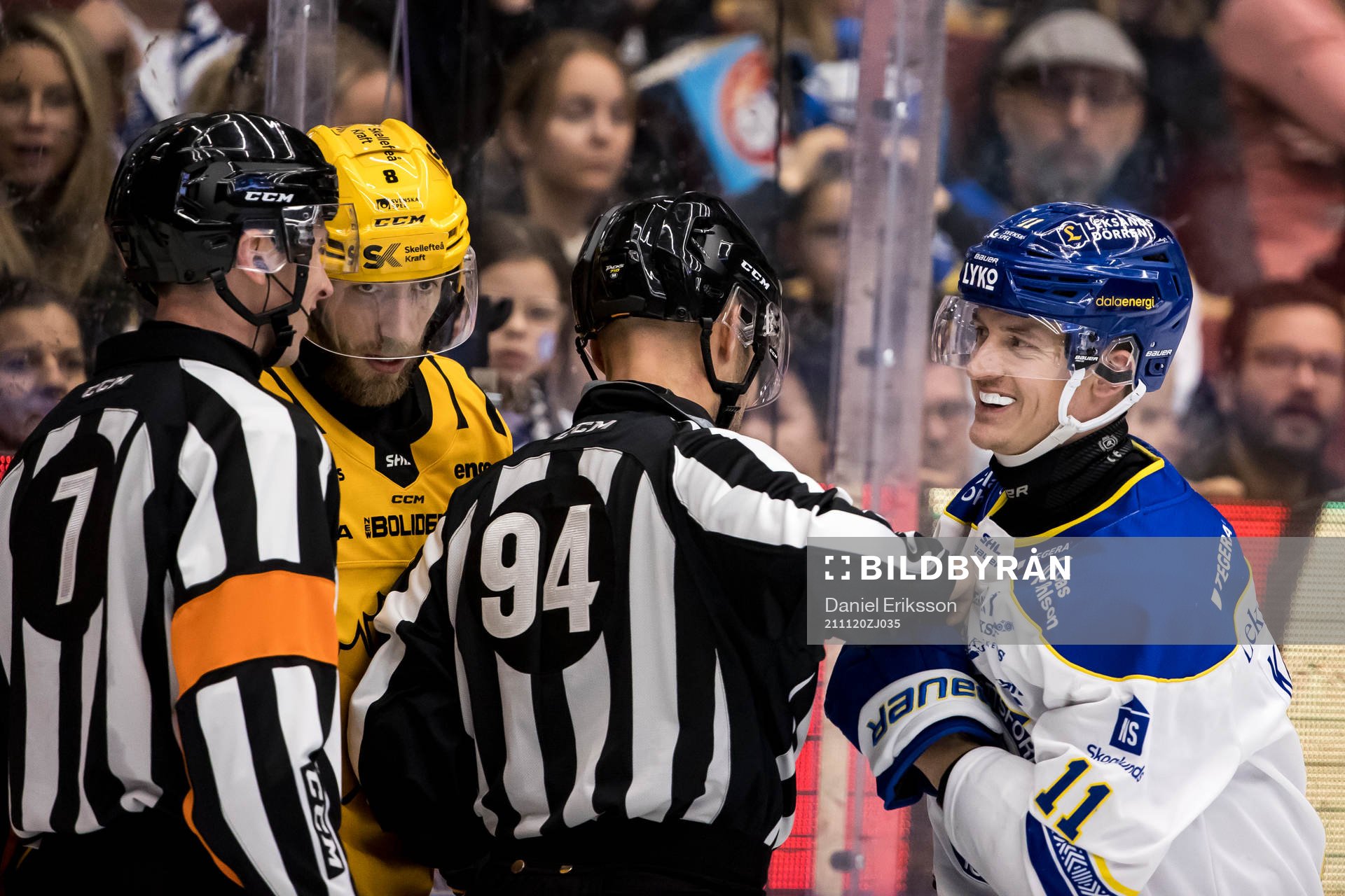 Skellefteås Petter Granbergoch Leksands Martin Karlsson