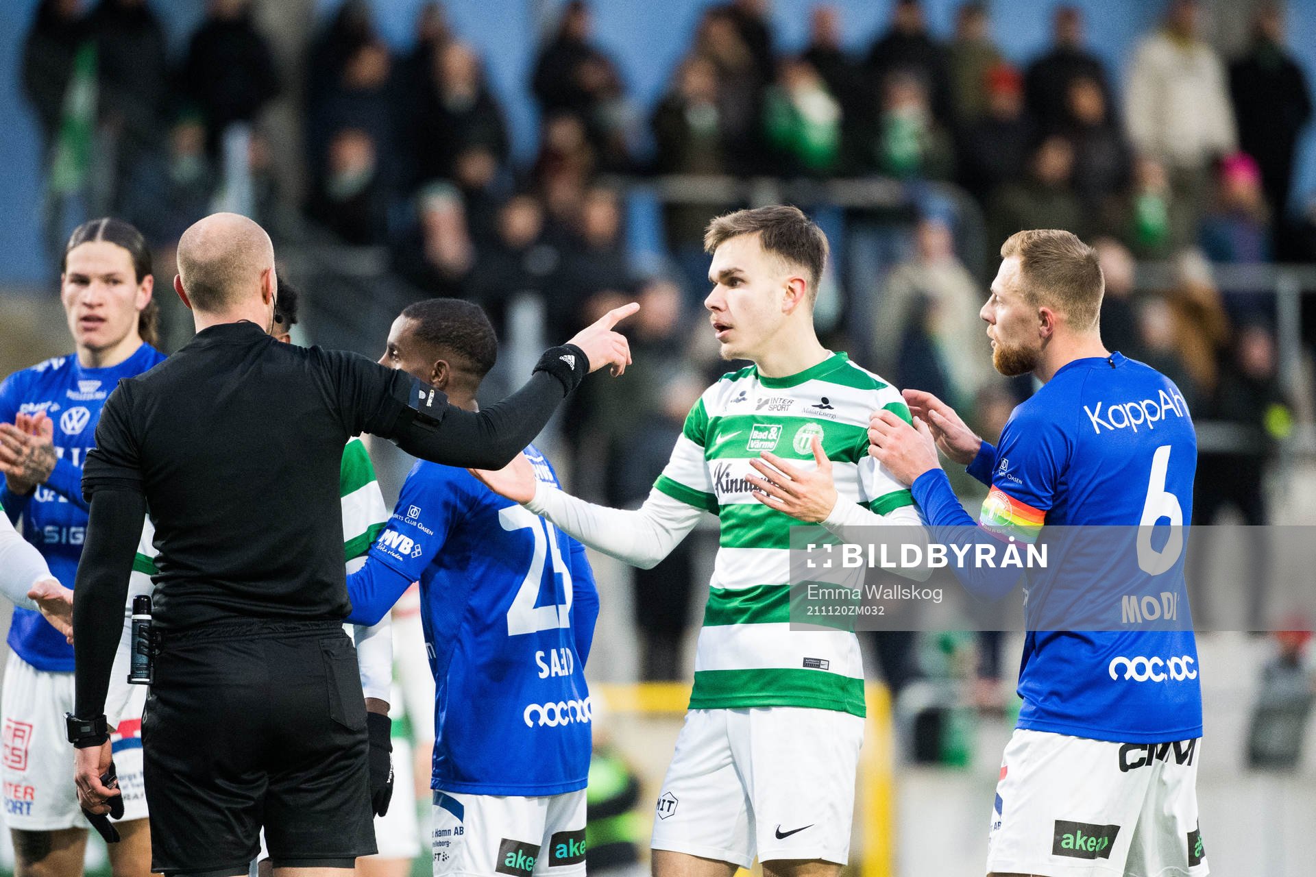 Domare Patrik Eriksson, Västerås Dusan Jajic och