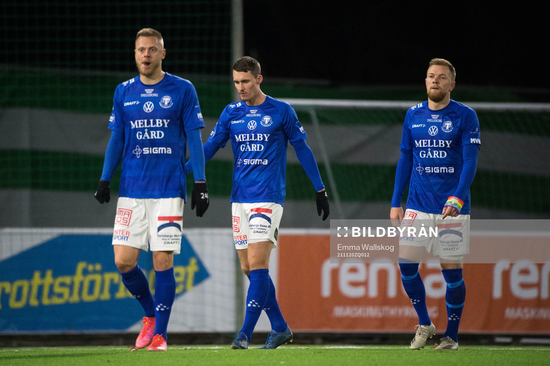 Trelleborgs Mattias Håkansson, Kalle Larsson och Jesper