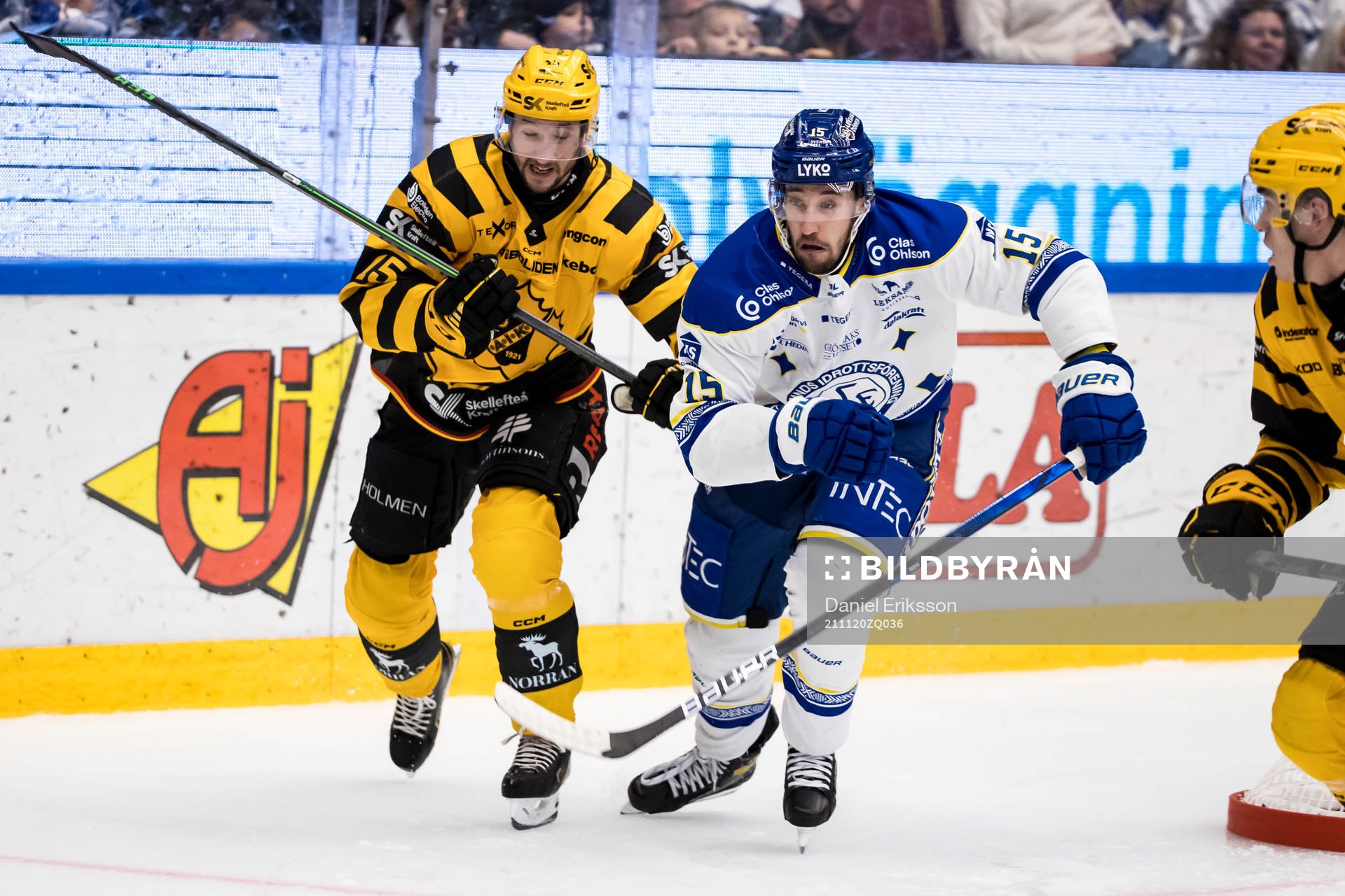 Leksands Max Veronneau och Skellefteås Melker Karlsson
