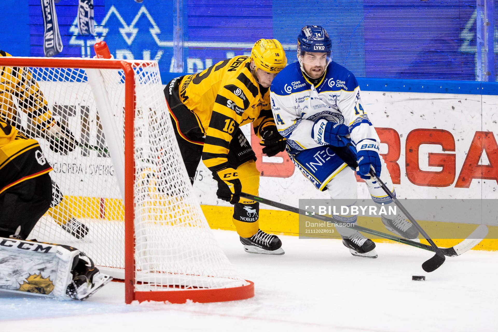 Skellefteås Linus Lindström och Leksands Oskar Lang