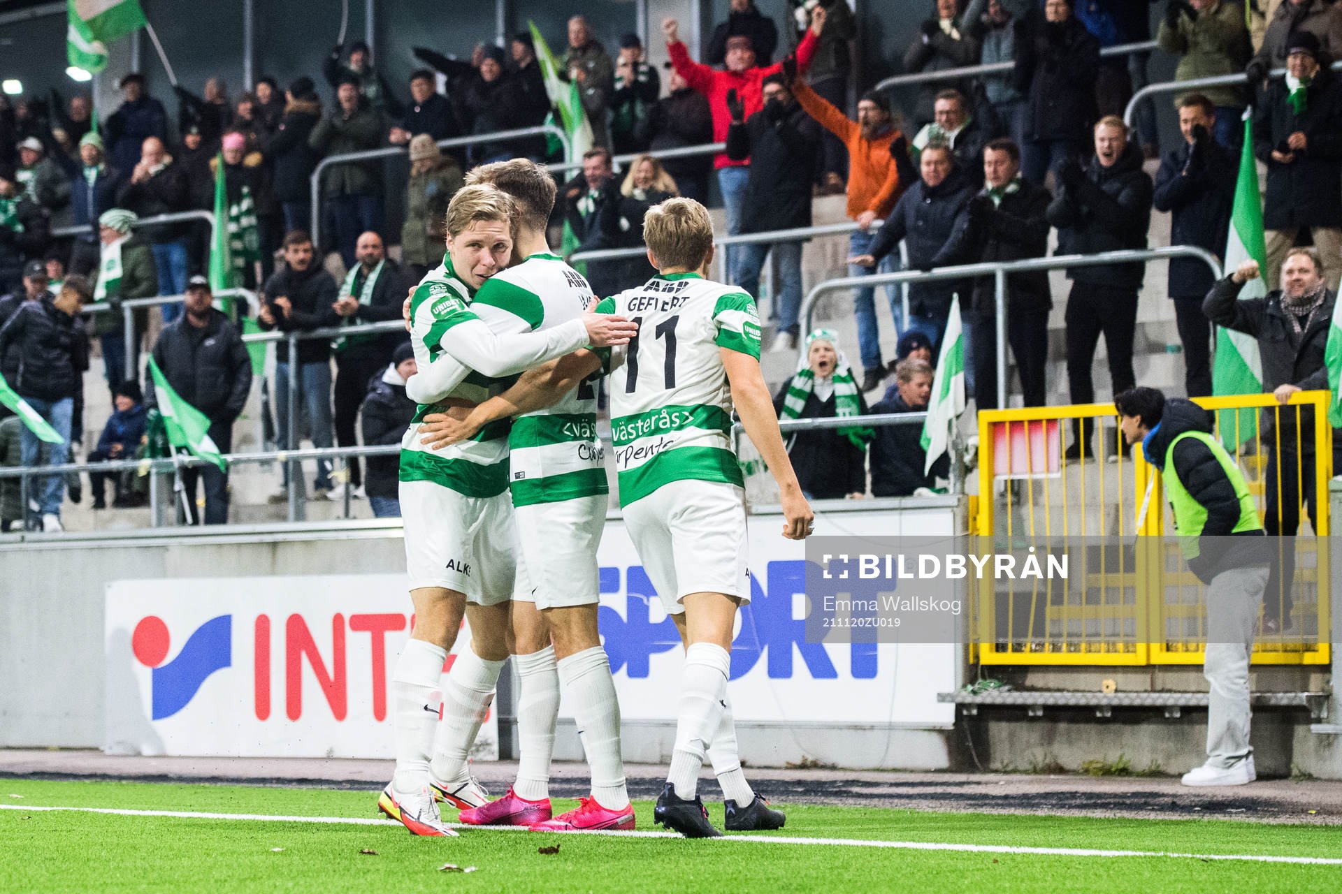 Västerås Samuel Sörman, Dusan Jajic och Simon Gefvert