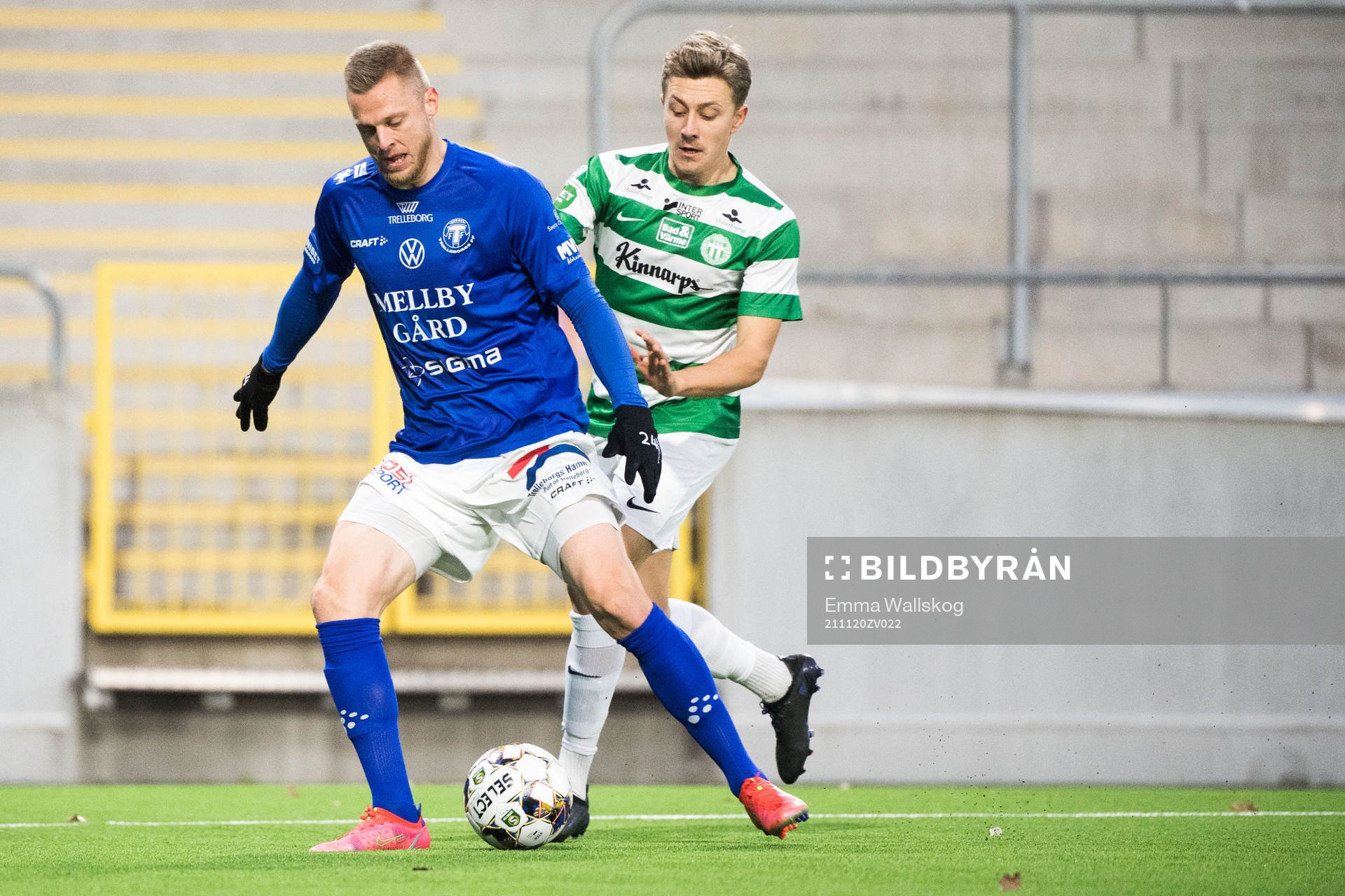 Trelleborgs Mattias Håkansson och Västerås Simon Gefvert