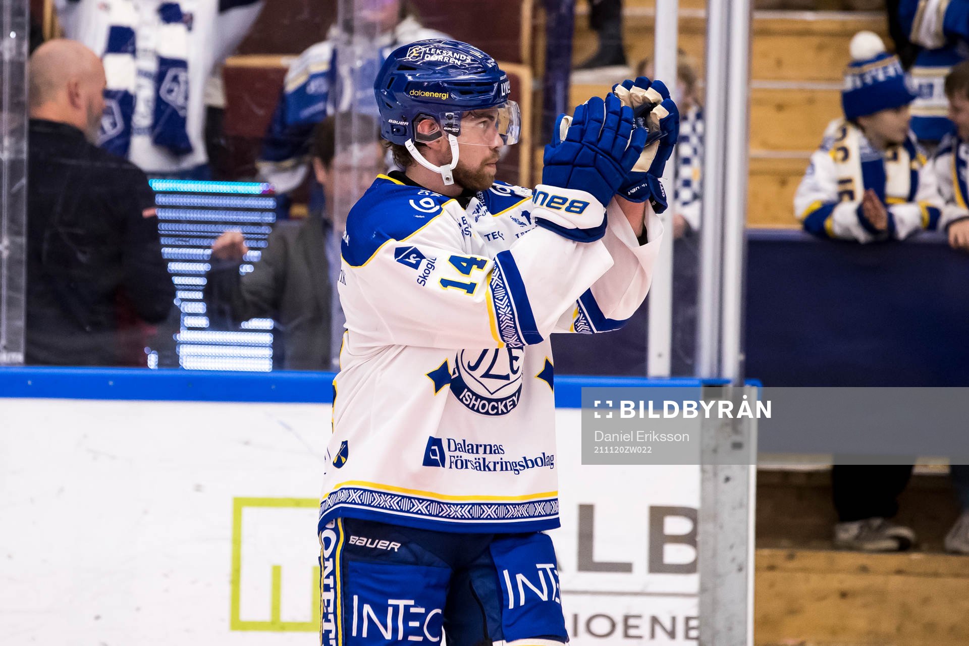 Leksands Oskar Lang utsedd till matchens krigare