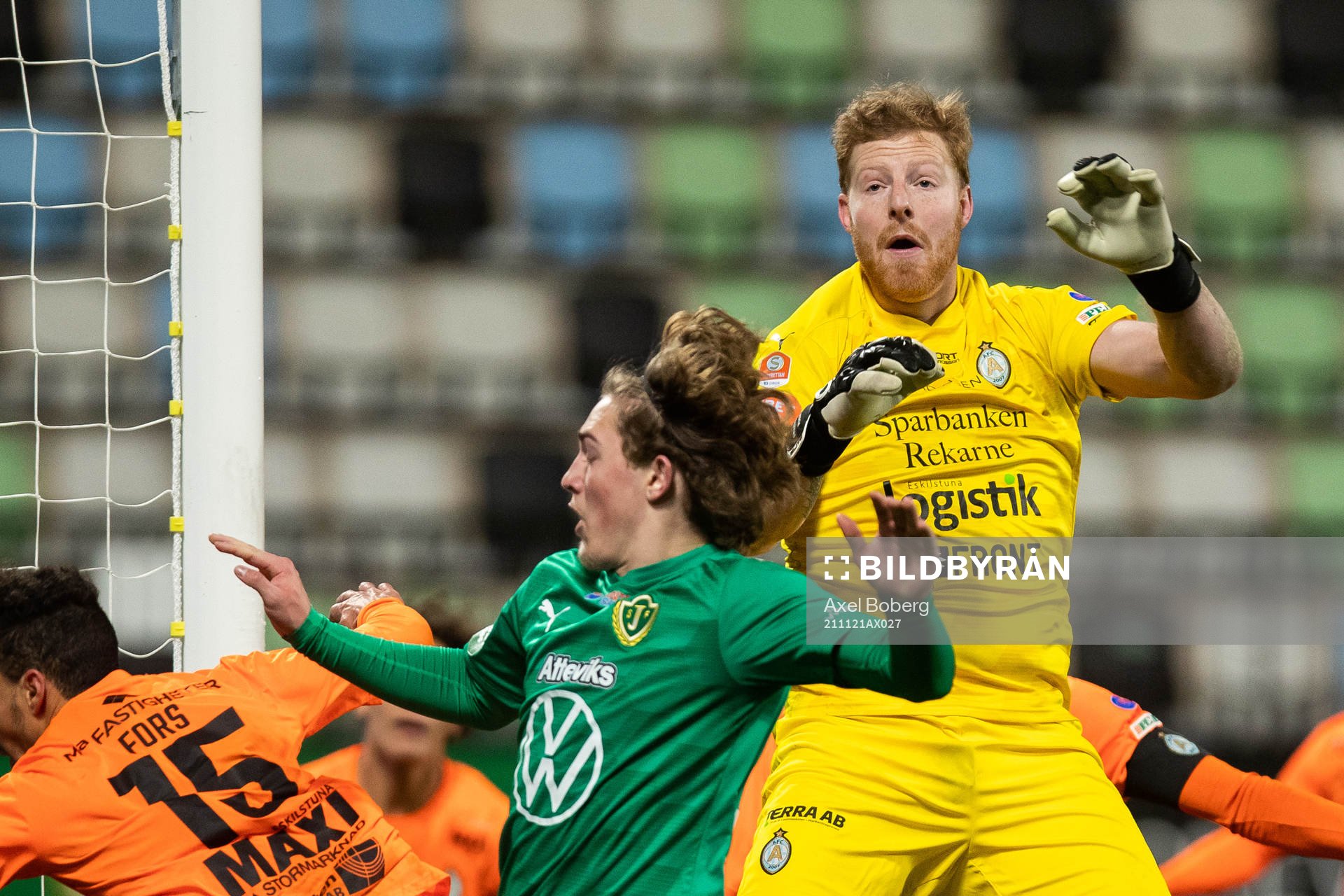 AFC Eskilstunas målvakt Nick Wolters