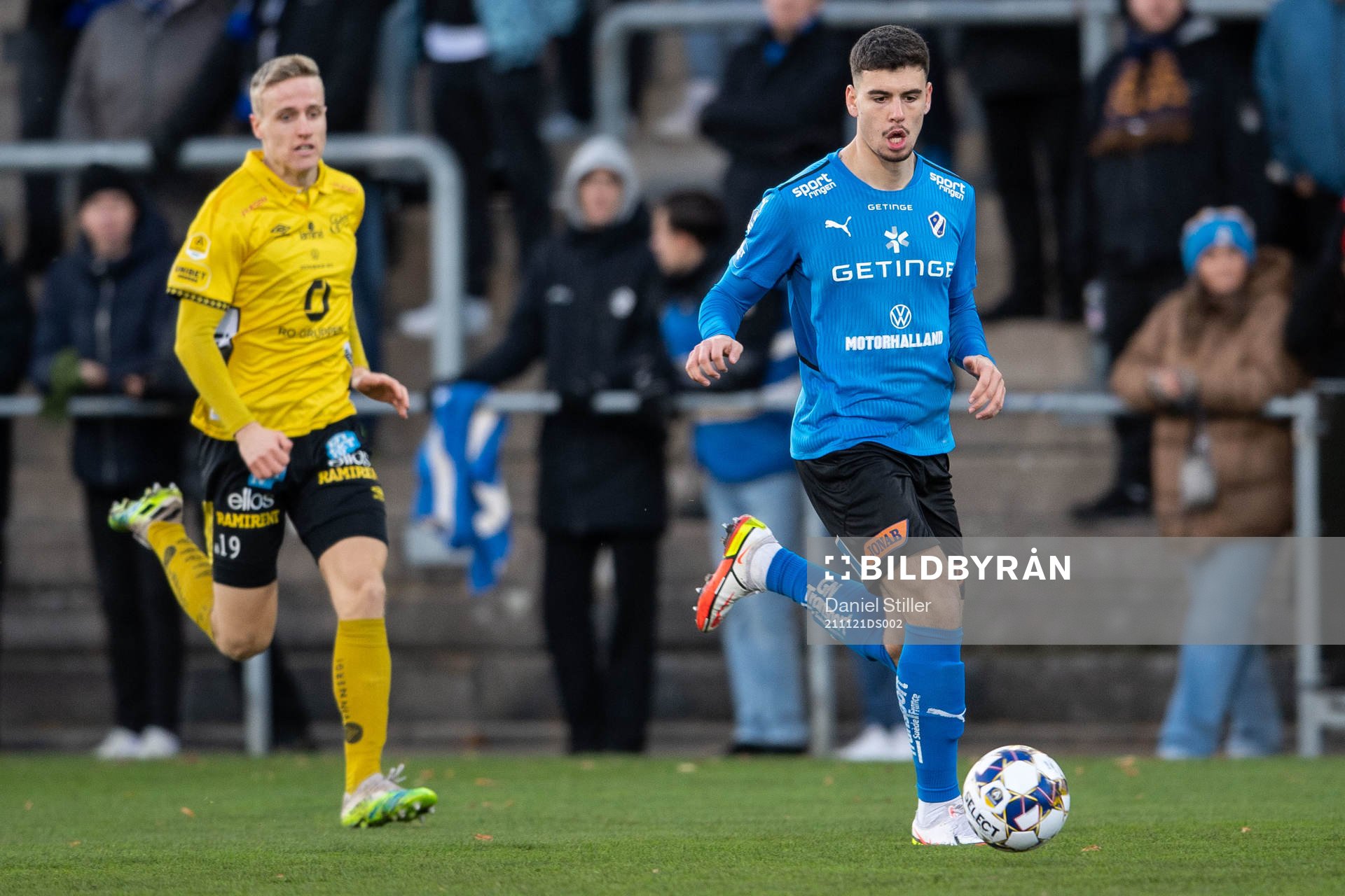 Elfsborgs Jeppe Møldrup Okkels och Halmstads Edvin Kurtulus