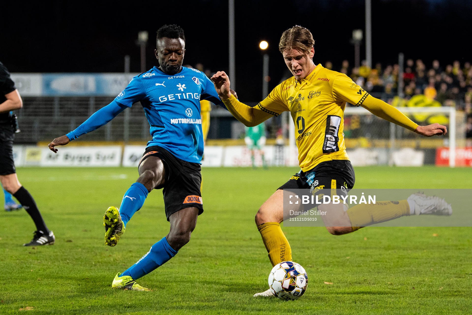 Halmstads Thomas Boakye och Elfsborgs Oliver Zandén
