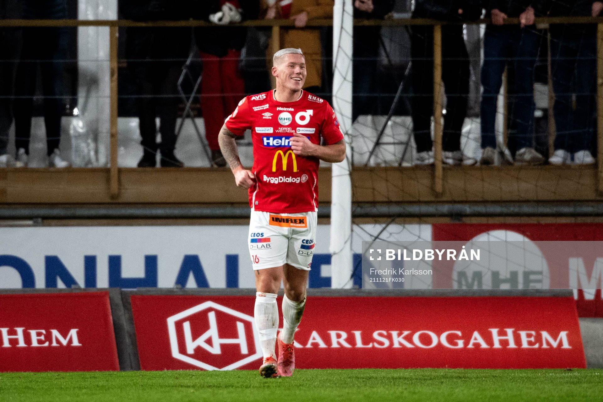 Degerfors Victor Edvardsen jublar
