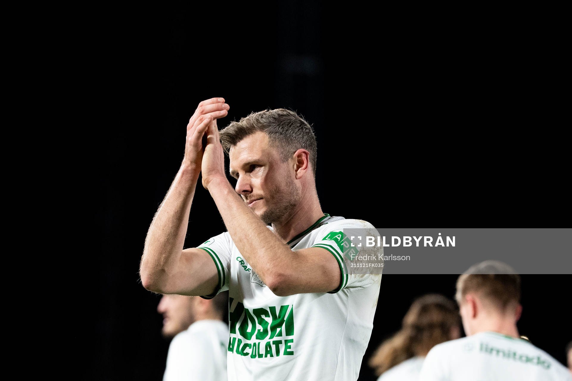 Hammarbys Richard Magyar jublar
