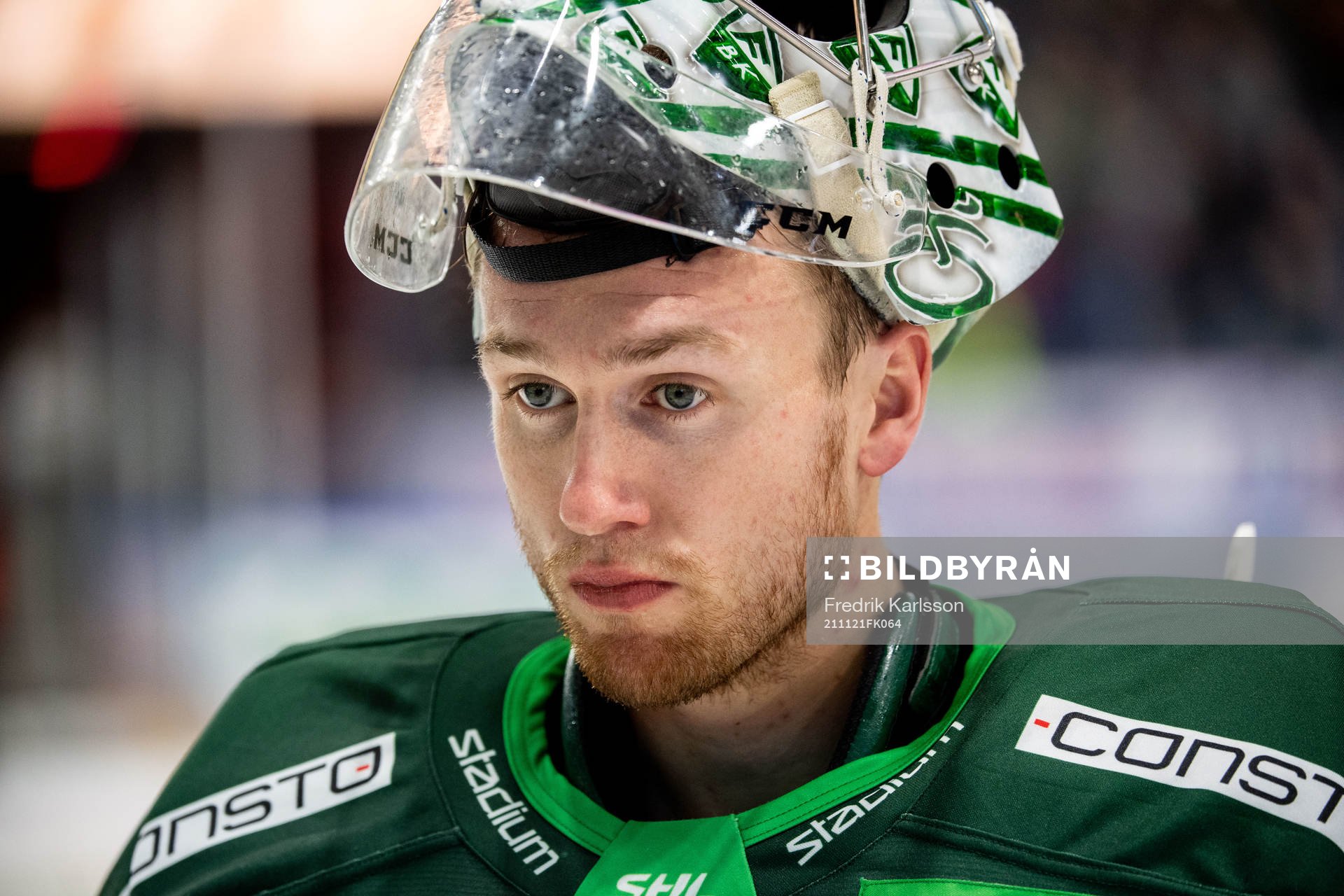 Färjestads målvakt Henrik Haukeland