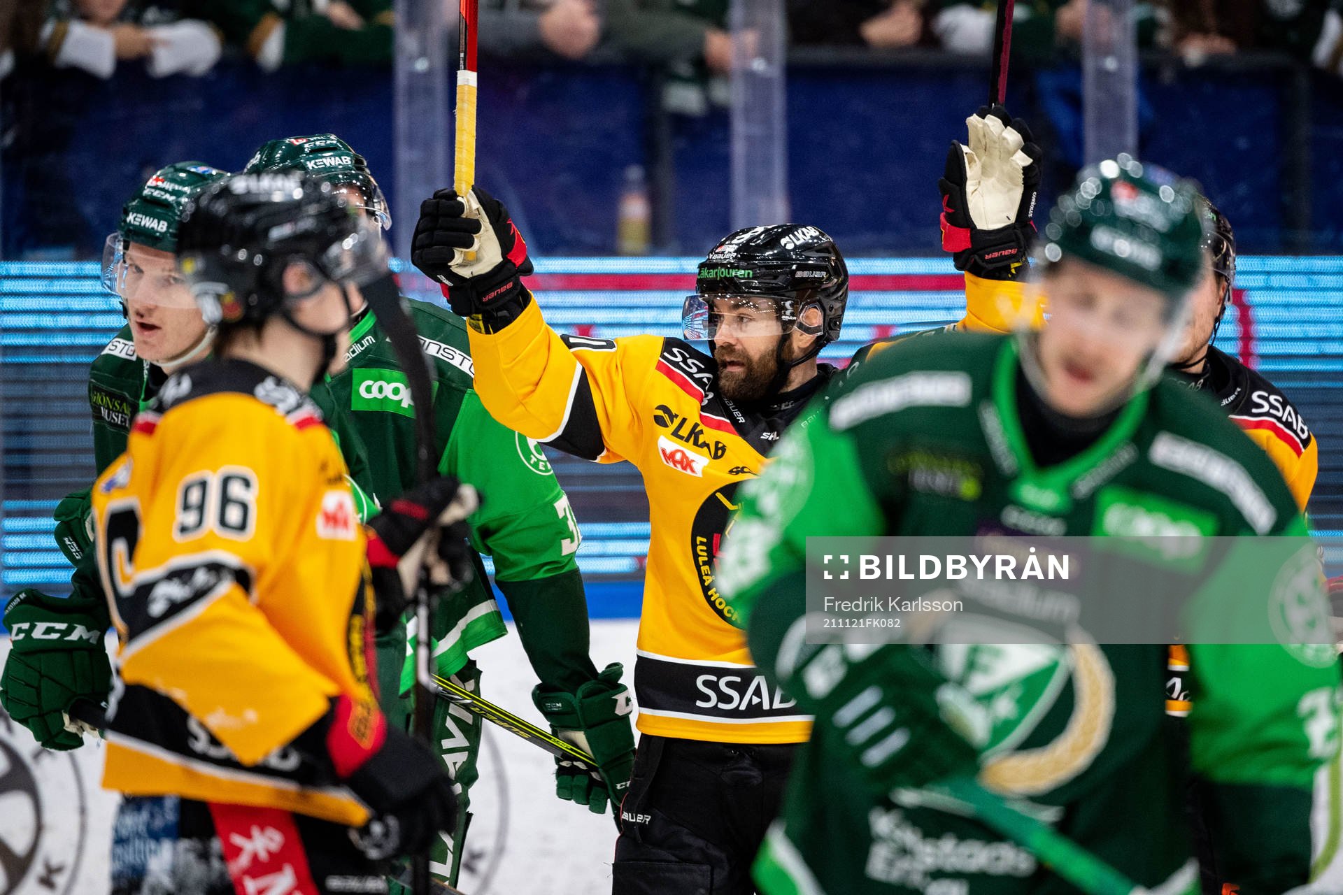 Luleås Jack Connolly jublar