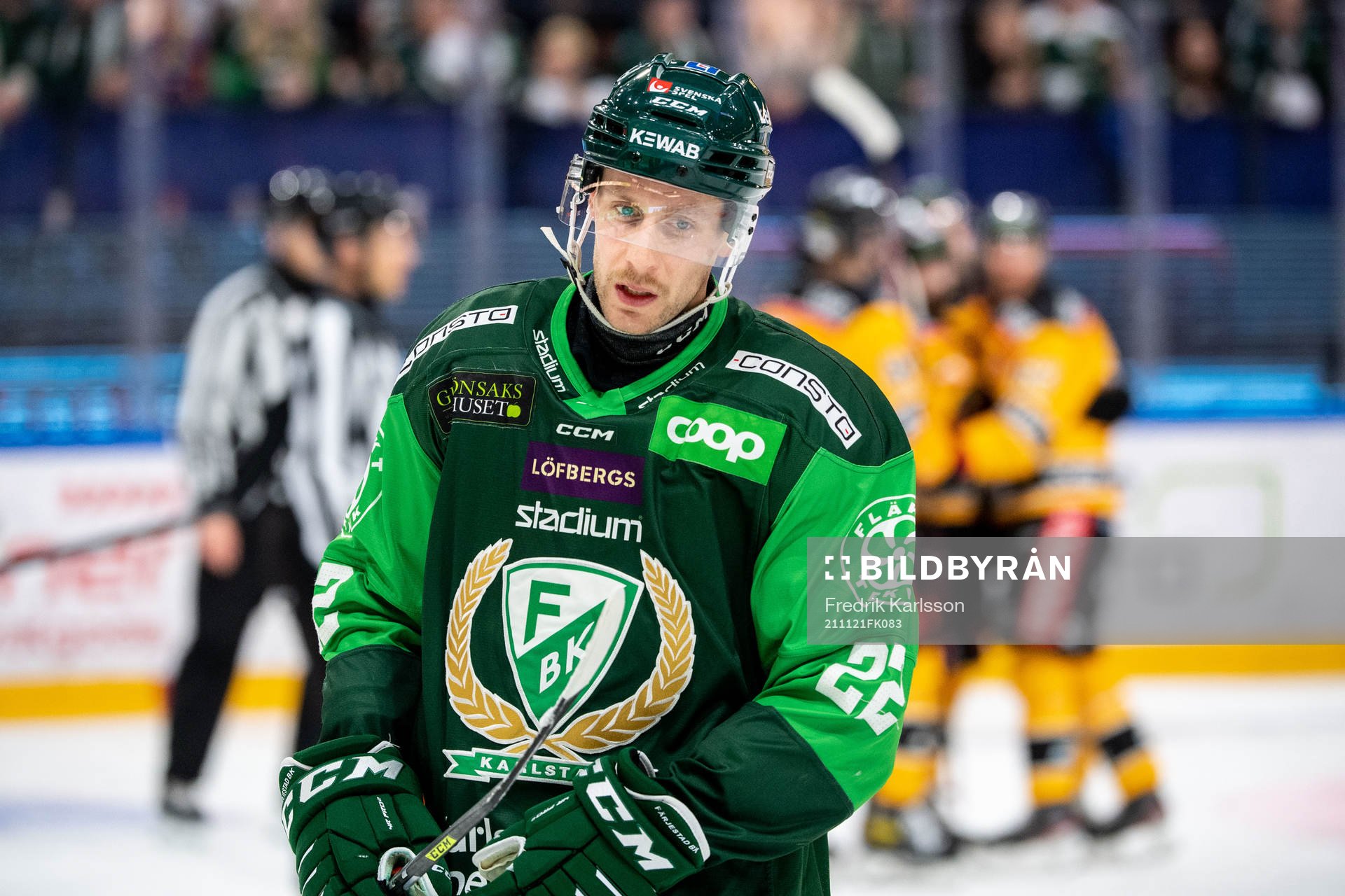 Färjestads Per Åslund deppar