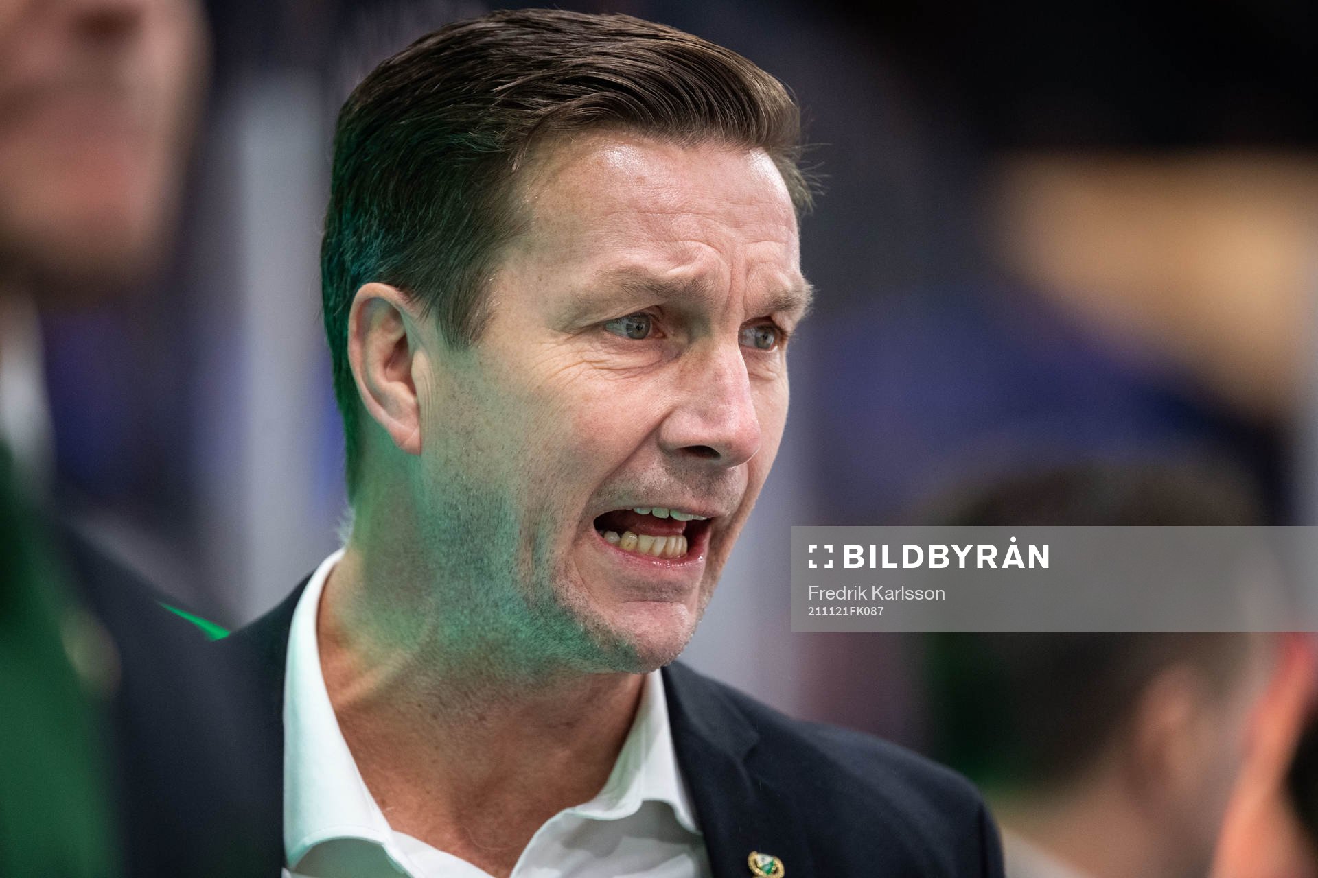Färjestads tränare Johan Pennerborn