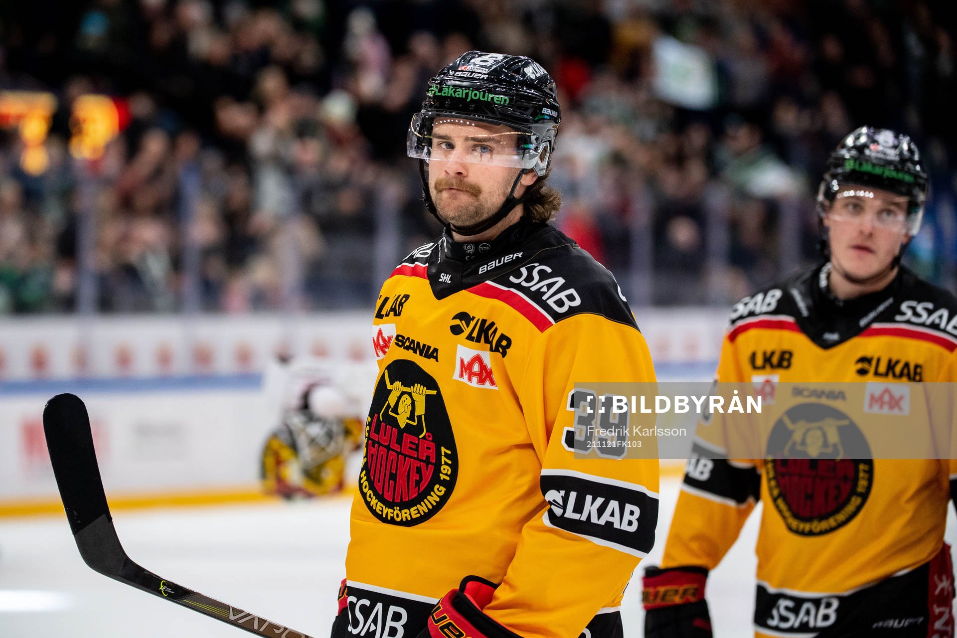 Luleås Pontus Själin deppar