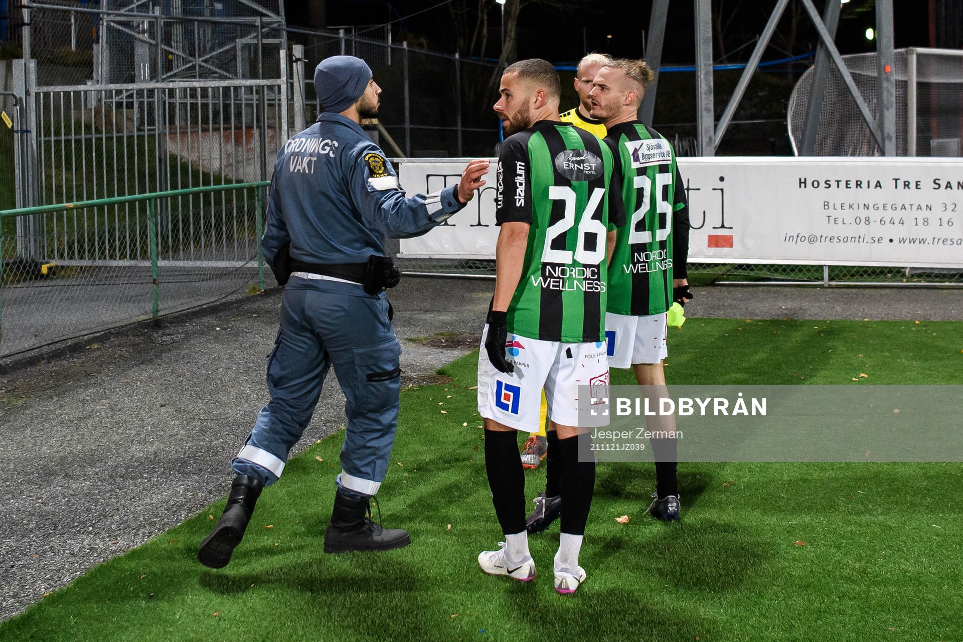 GAIS Malkolm Moenza och Jonas Lindberg deppar
