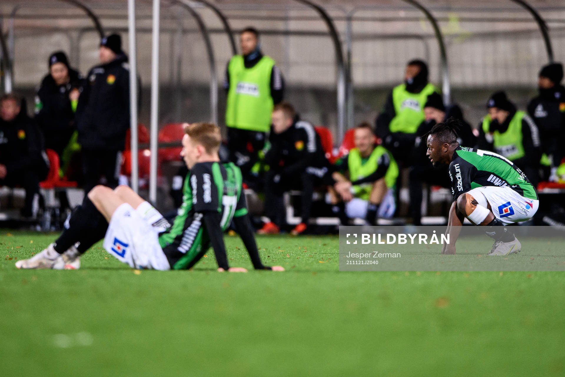 GAIS Julius Lindberg och Michael Kargbo deppar