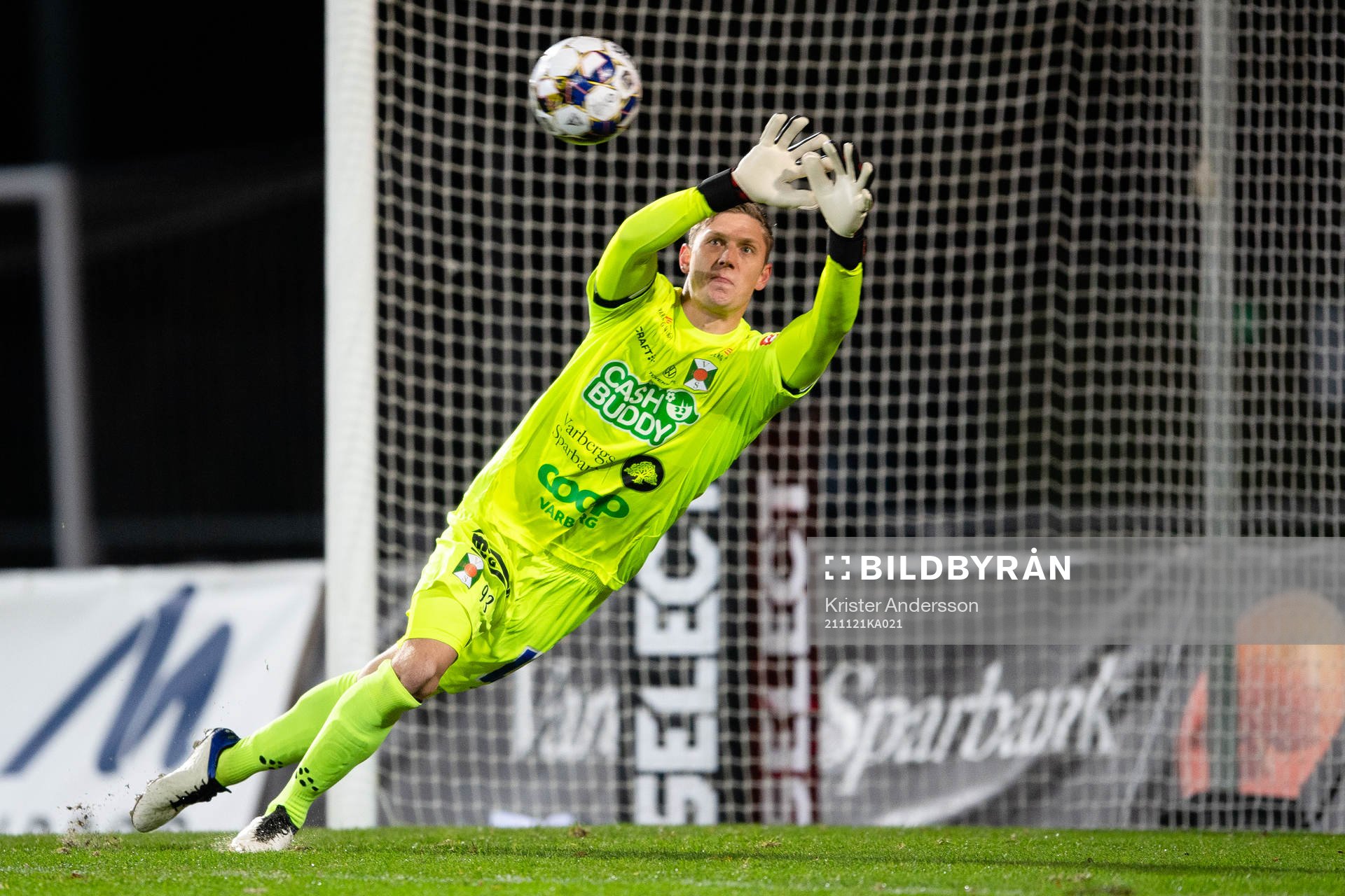 Varbergs målvakt Philip Mårtensson