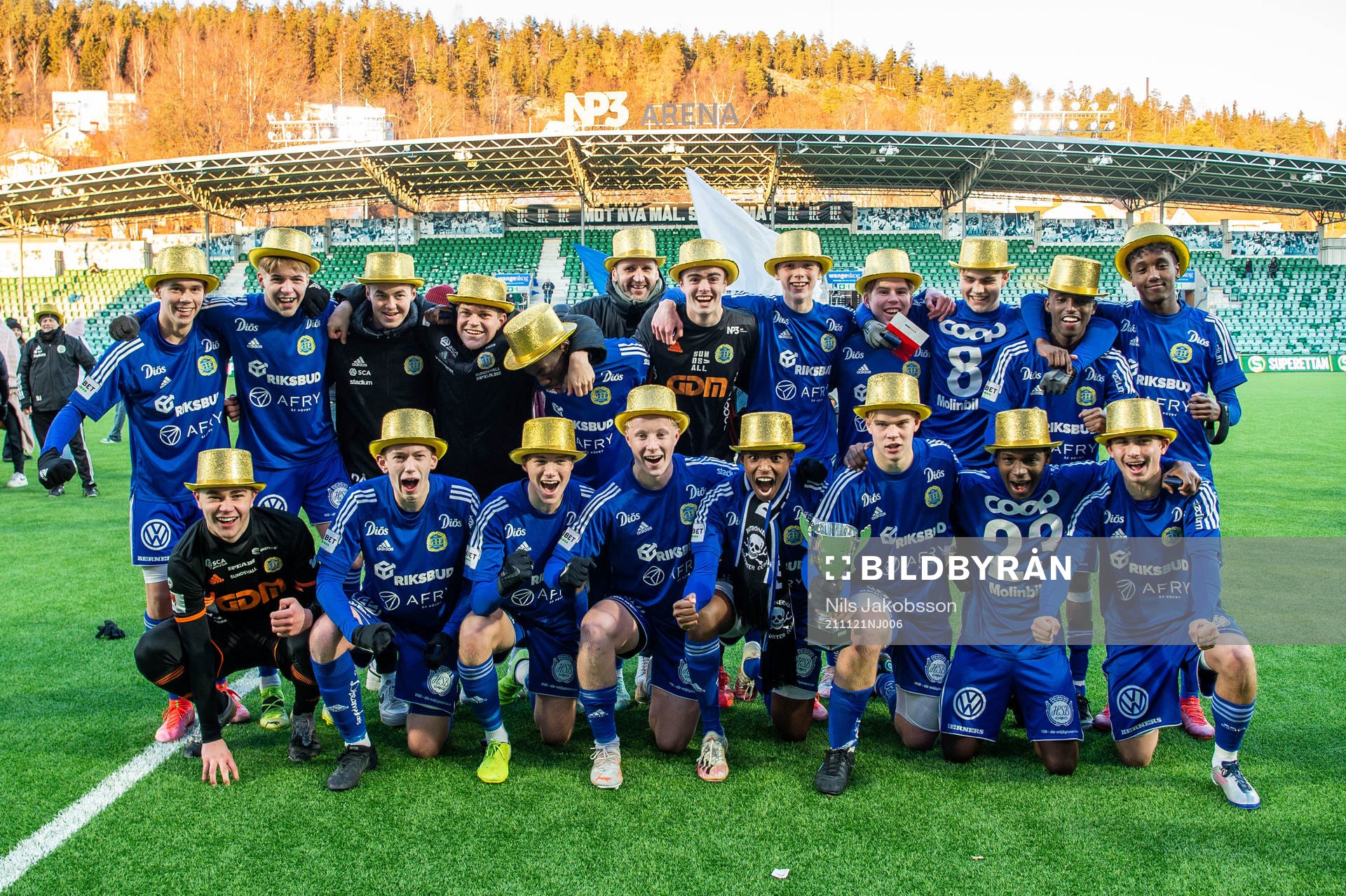 Sundsvall spelare jublar