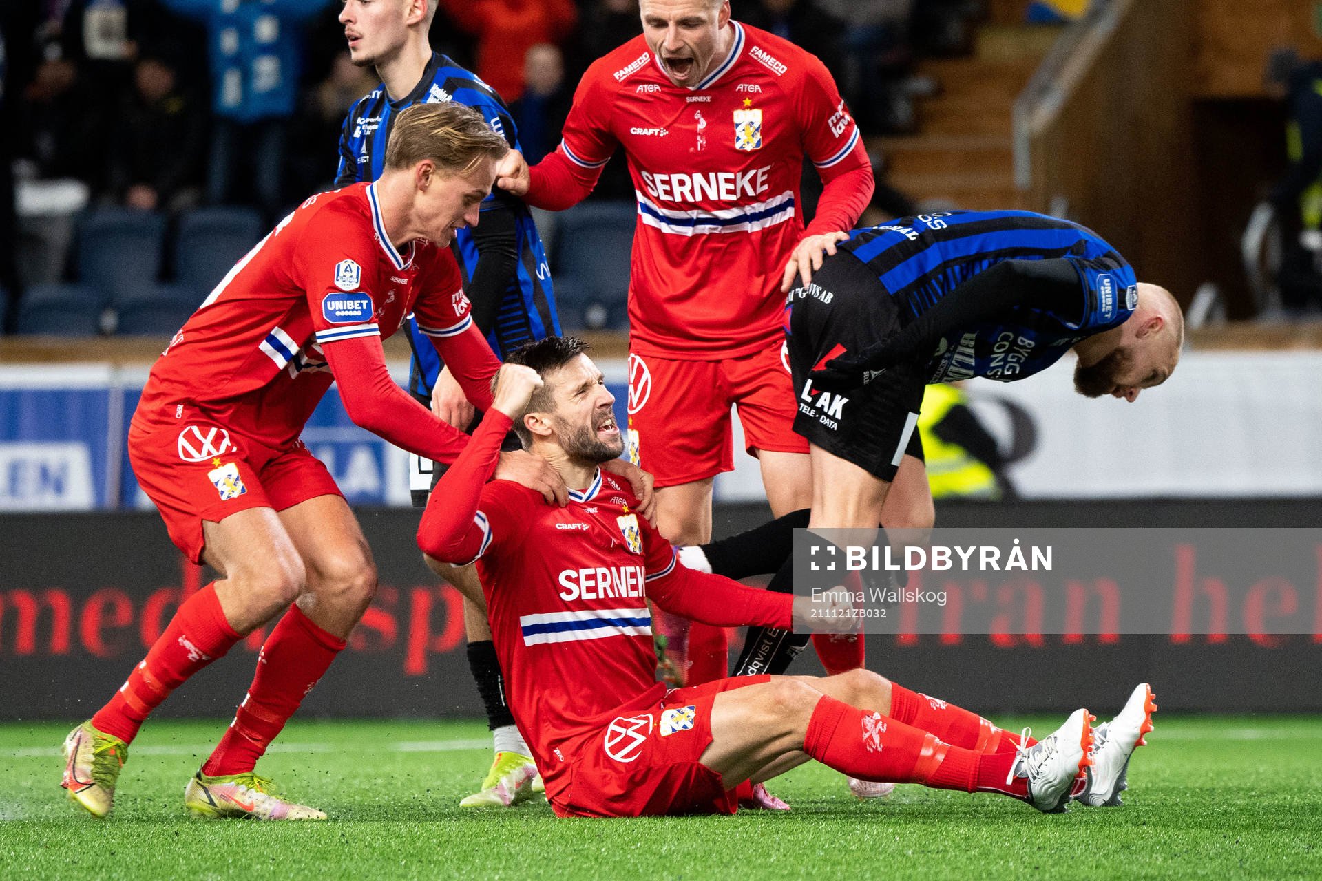 IFK Göteborgs Mattias Bjärsmyr jublar