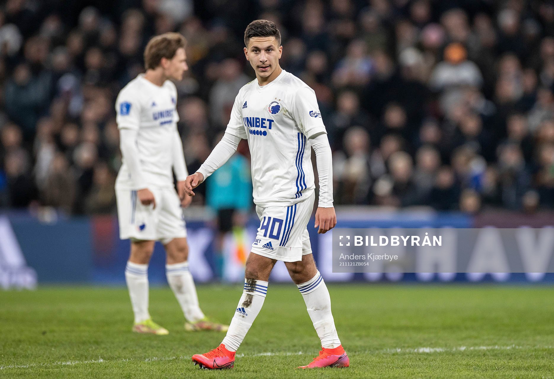  Köpenhamns Roony Bardghji under fotbollsmatchen i Superligan mellan Köpenhamn och Århus den 21 november 2021 i Köpenhamn