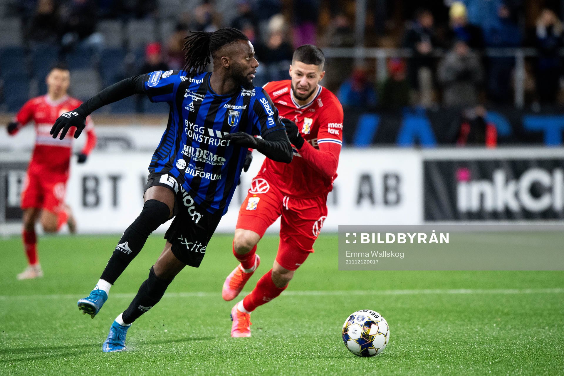 Sirius Joseph Colley och IFK Göteborgs Kevin Yakob