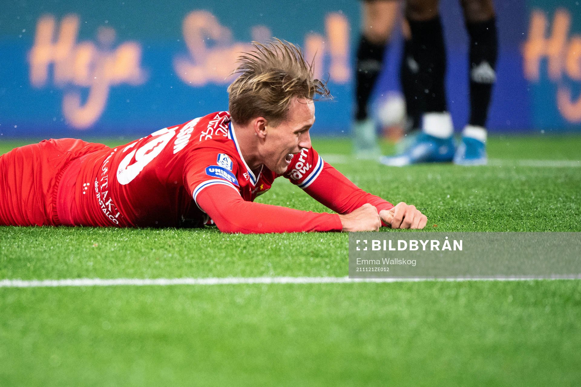 IFK Göteborgs Oscar Vilhelmsson jublar