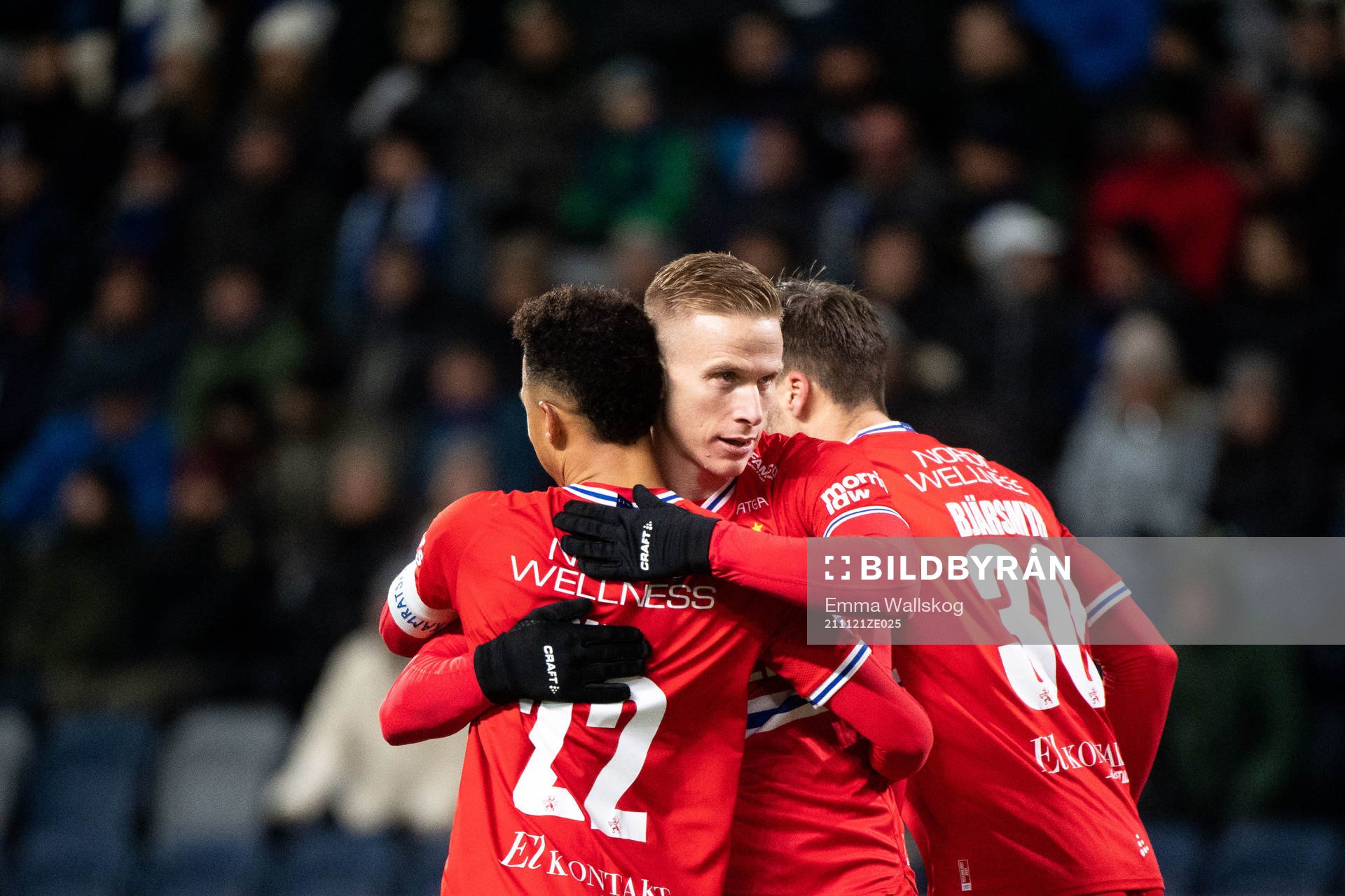 IFK Göteborgs Tobias Sana, Oscar Wendt och Mattias