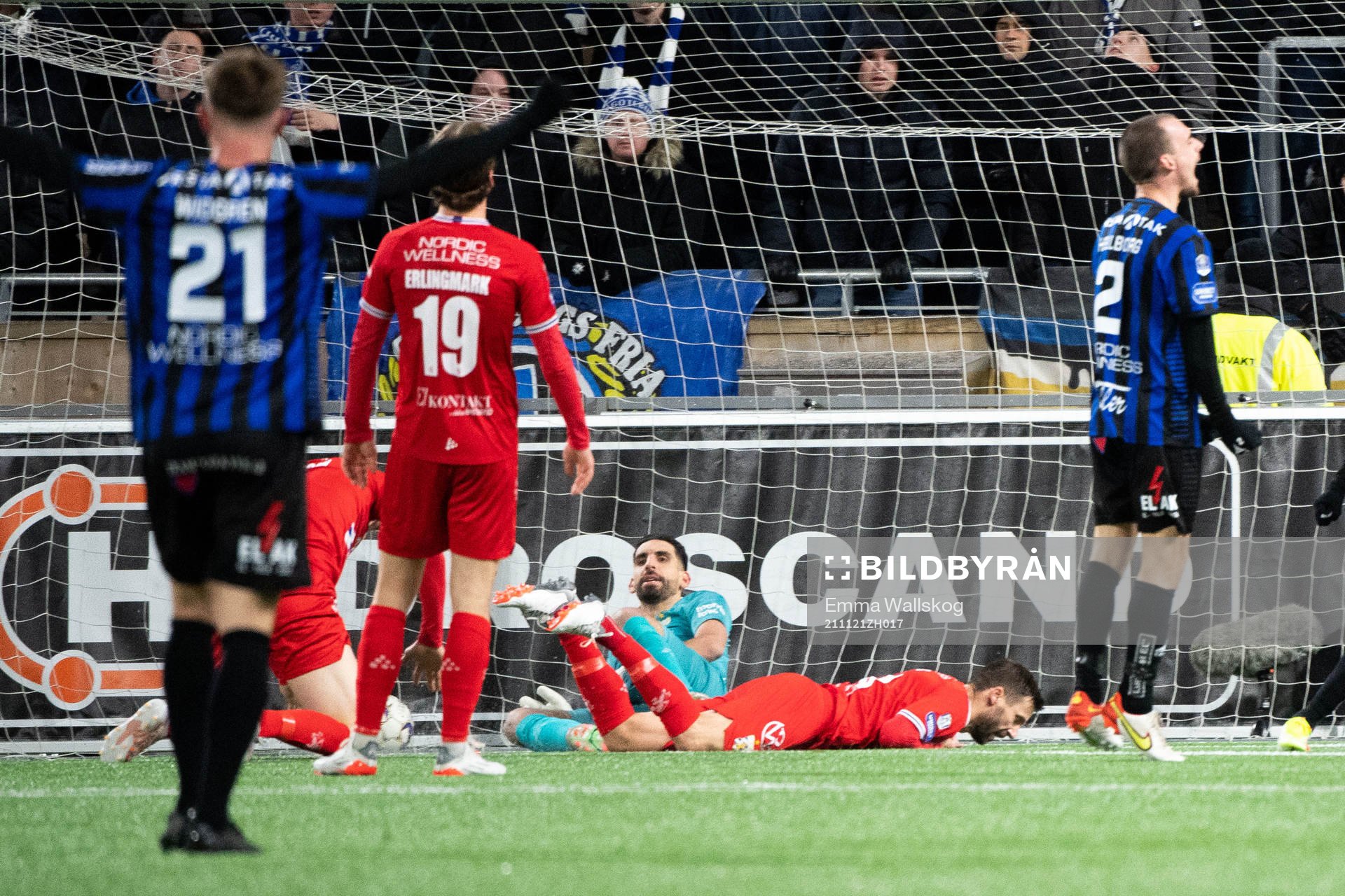 IFK Göteborgs målvakt Giannis Anestis deppar