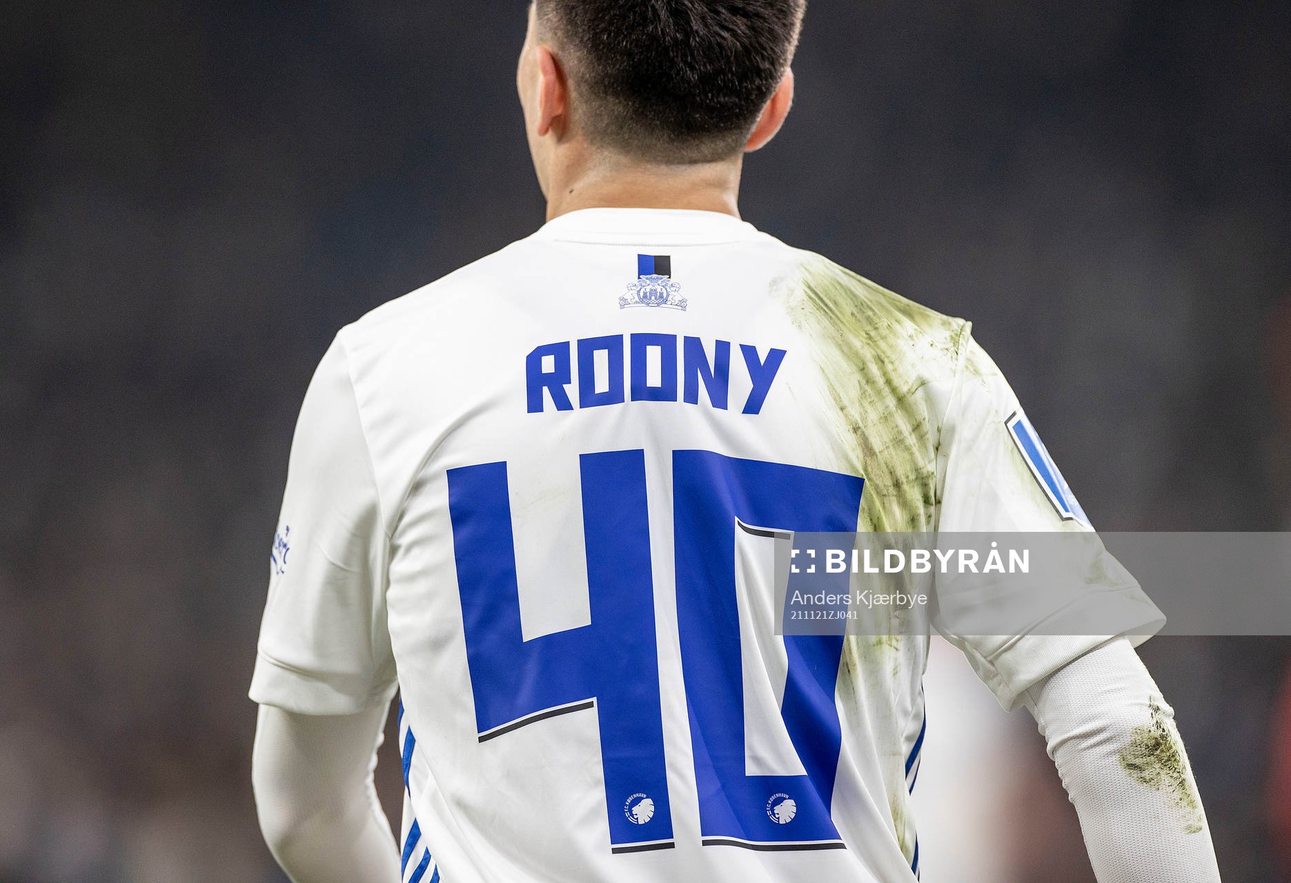 Köpenhamns Roony Bardghji under fotbollsmatchen i Superligan mellan Köpenhamn och Århus den 21 november 2021 i Köpenhamn