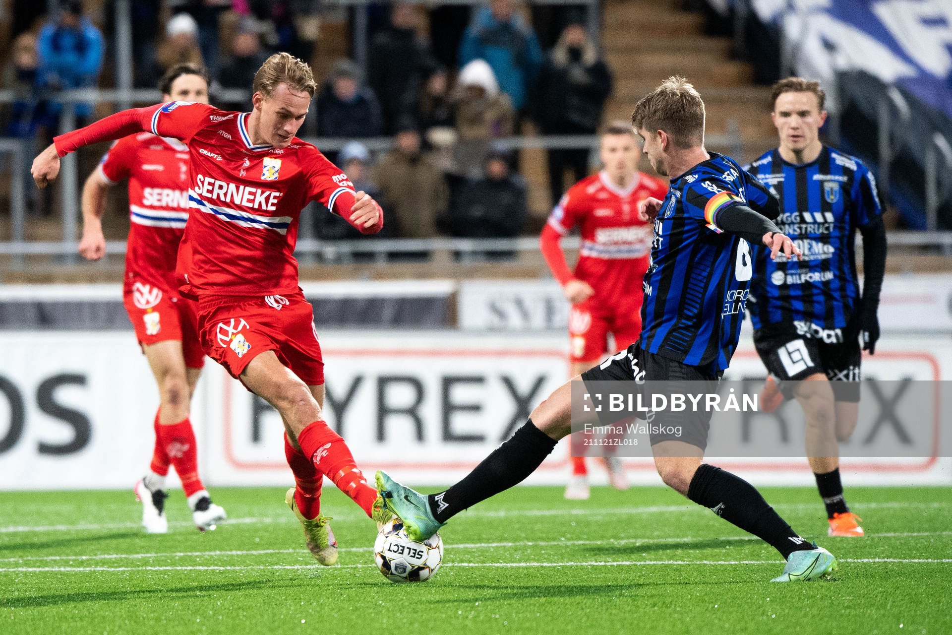 IFK Göteborgs Oscar Vilhelmsson och Sirius Marcus Mathisen