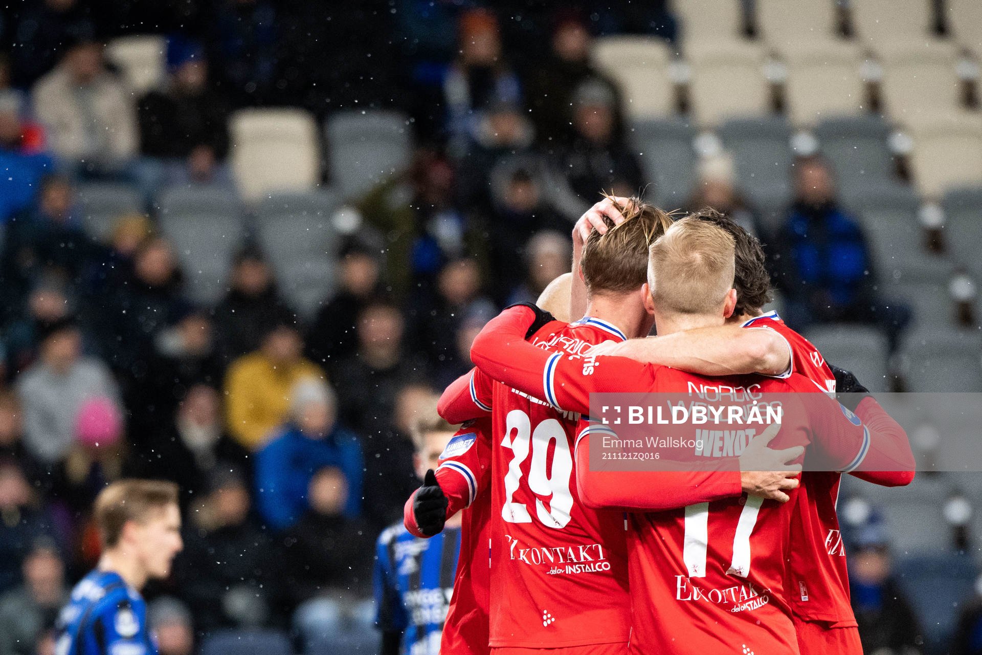 IFK Göteborgs spelare jublar