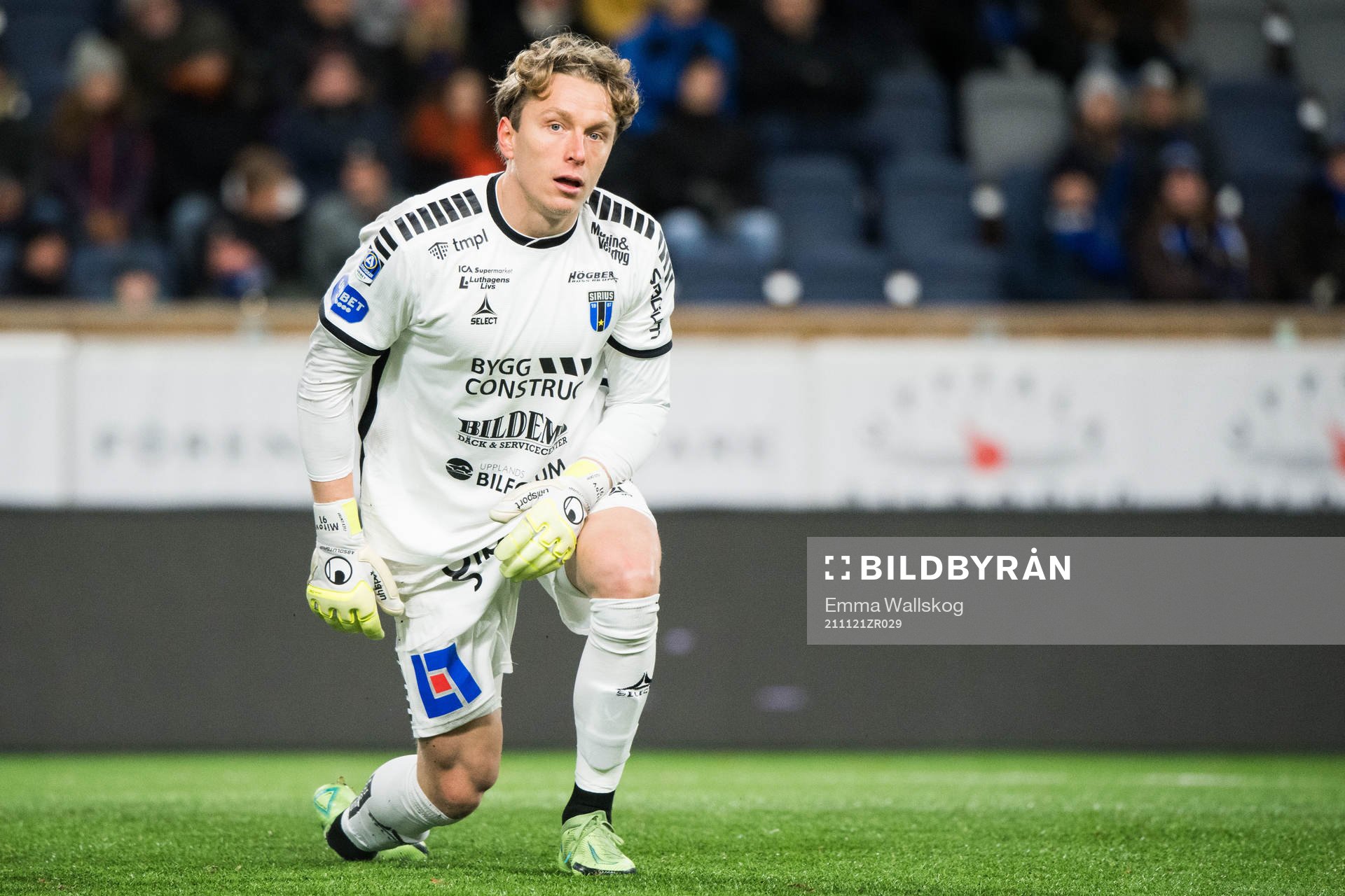 Sirius målvakt August Ahlin deppar