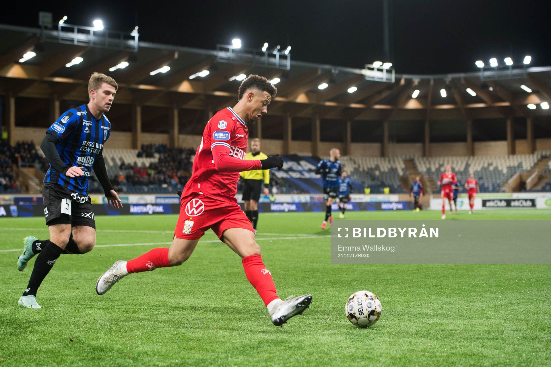 Sirius Adam Ståhl och IFK Göteborgs Tobias Sana