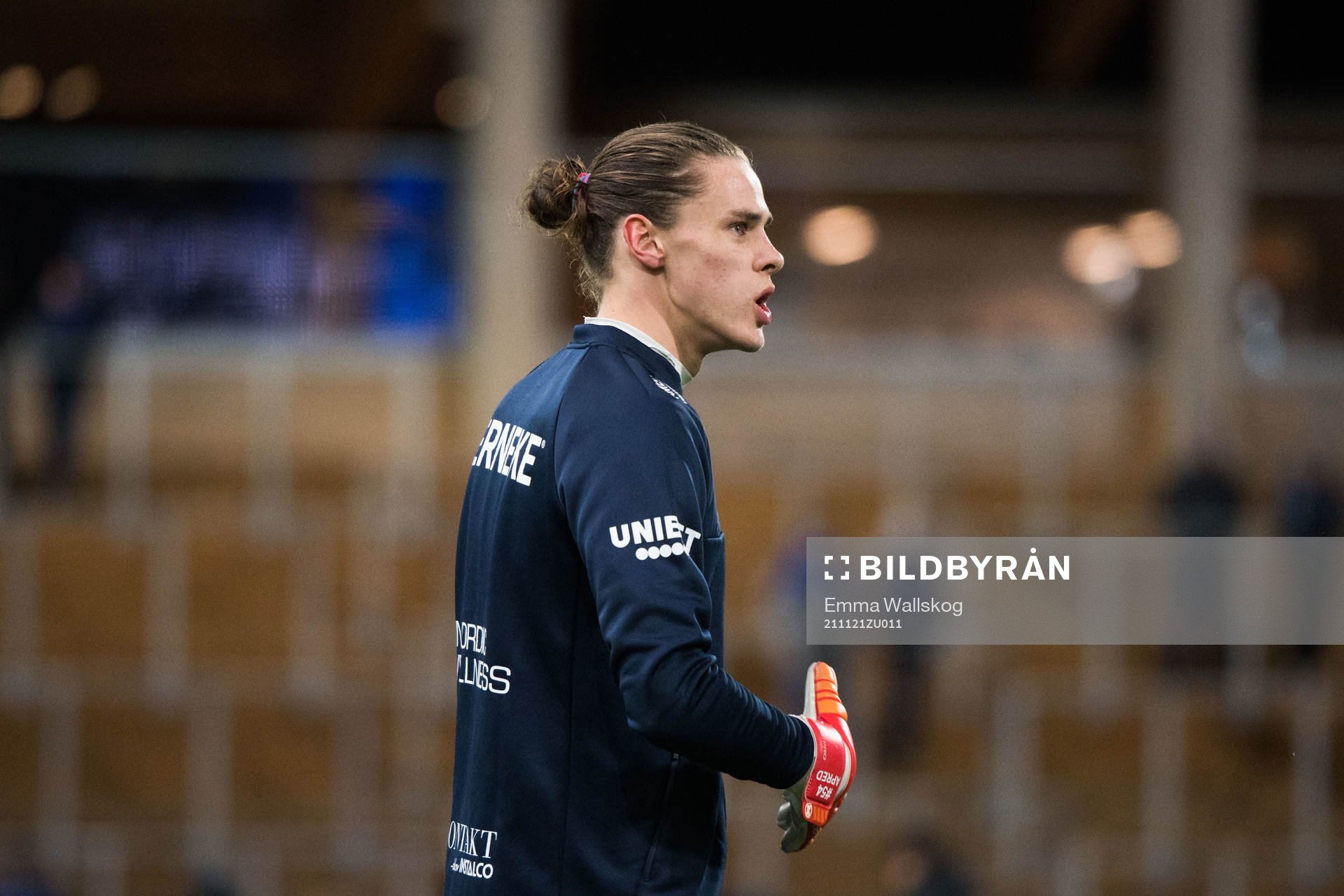 IFK Göteborgs målvakt Ole Söderberg innan