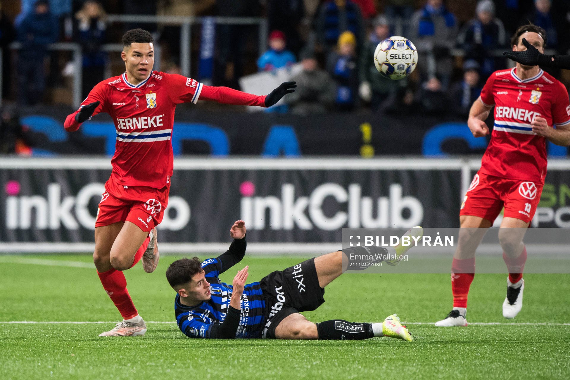 IFK Göteborgs Alexander Jallow och Sirius Laorent Shabani
