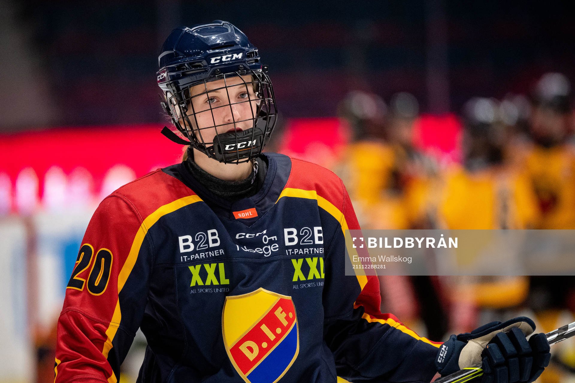 Djurgårdens Beatrice Hjälm deppar