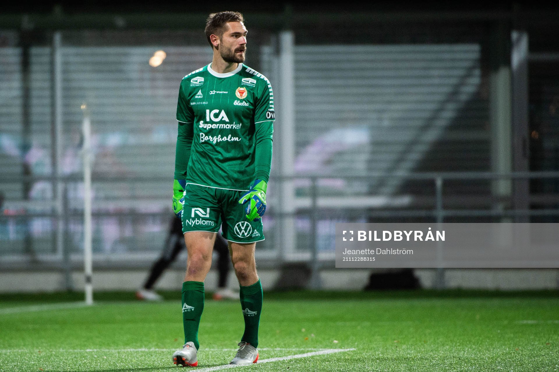 Kalmars målvakt Lucas Hägg Johansson