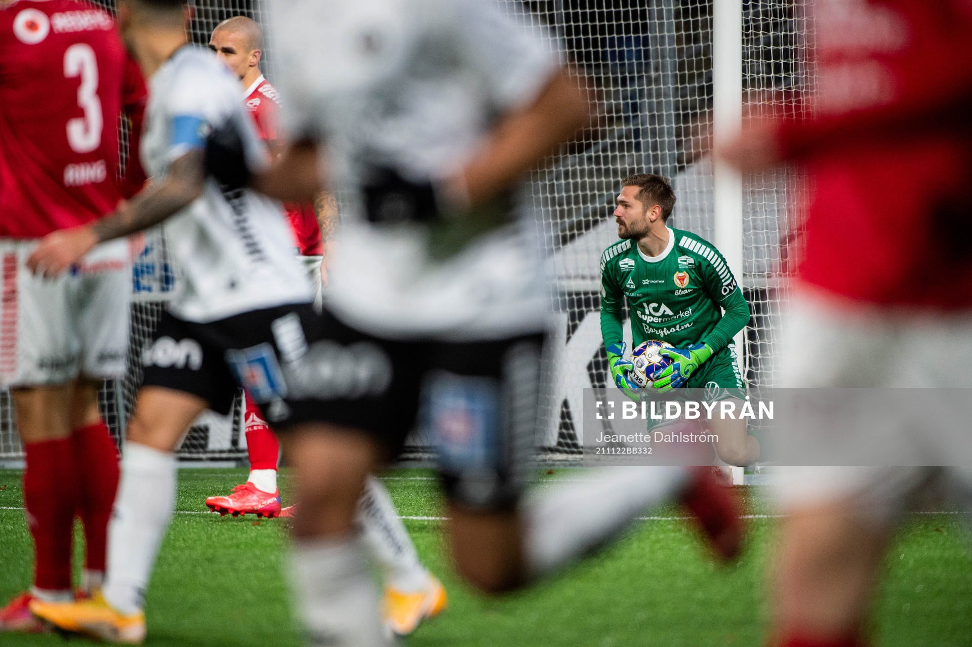 Kalmars målvakt Lucas Hägg Johansson