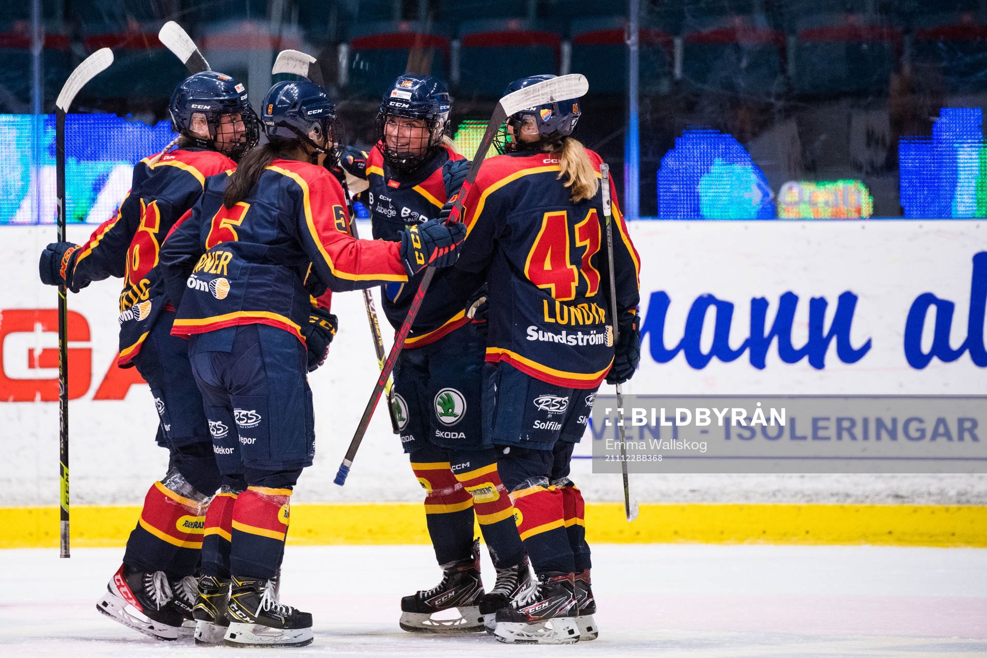 Djurgårdens Lova Blom jublar