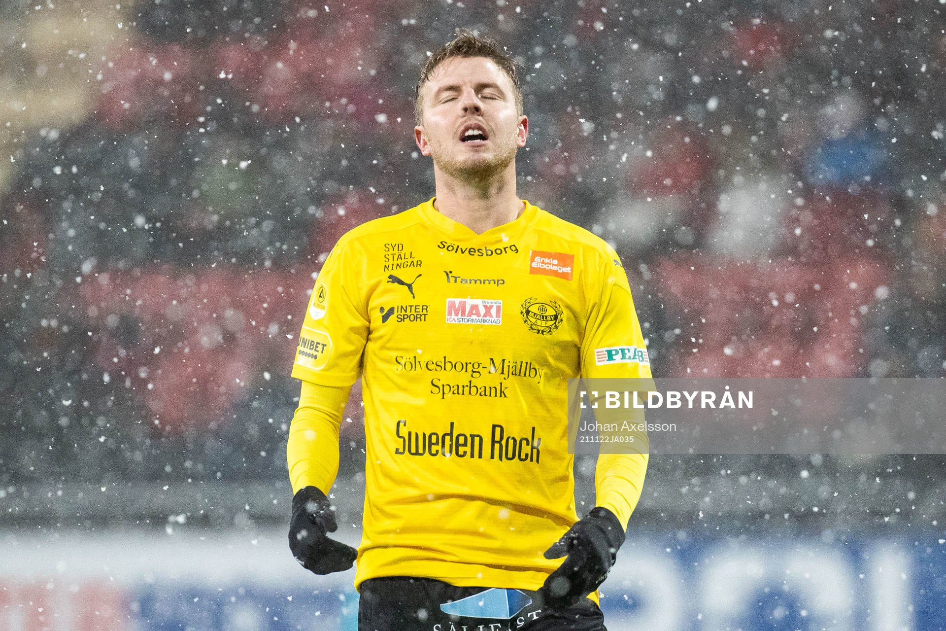 Mjällbys Joel Nilsson deppar