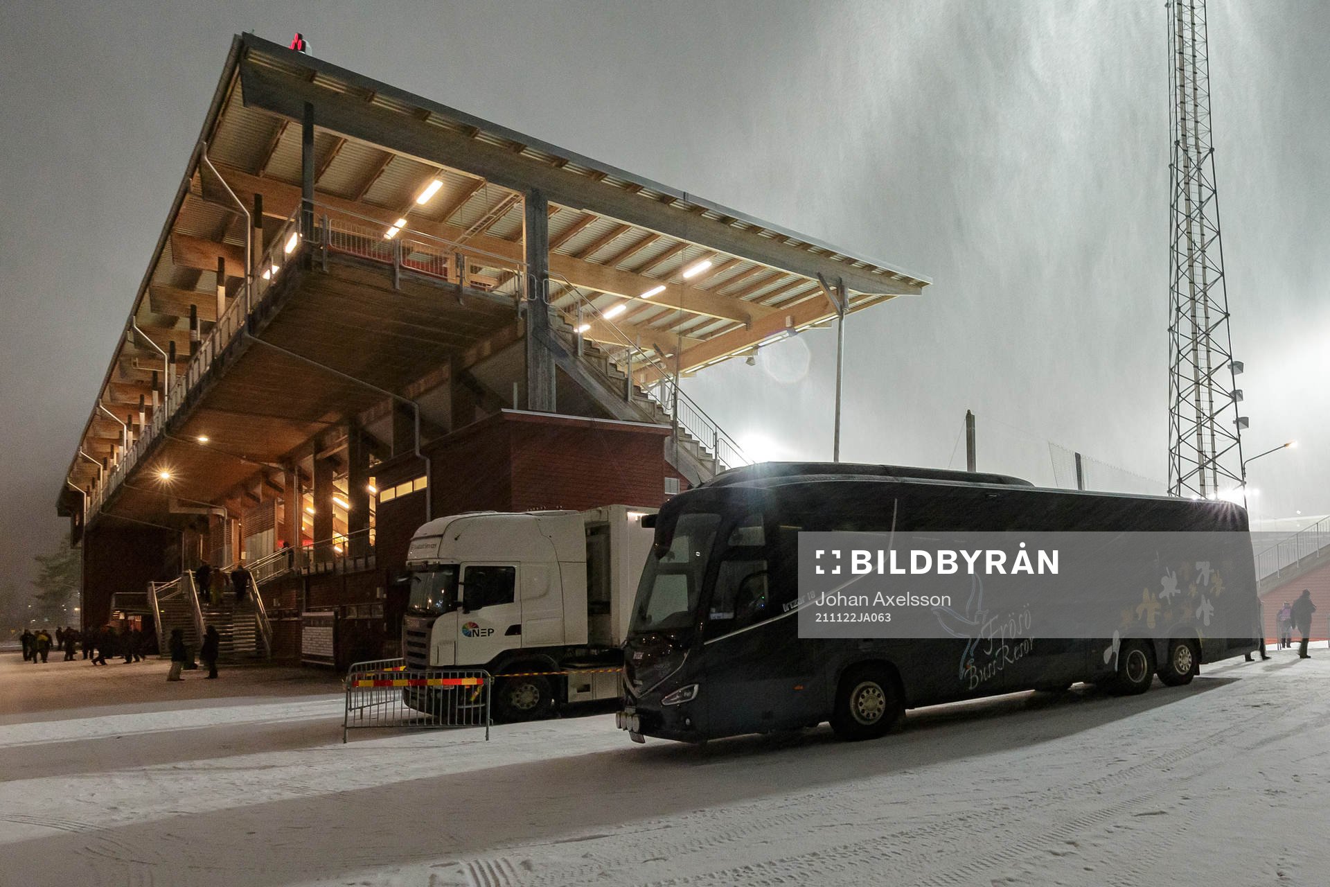 Mjällbys inhyrda buss