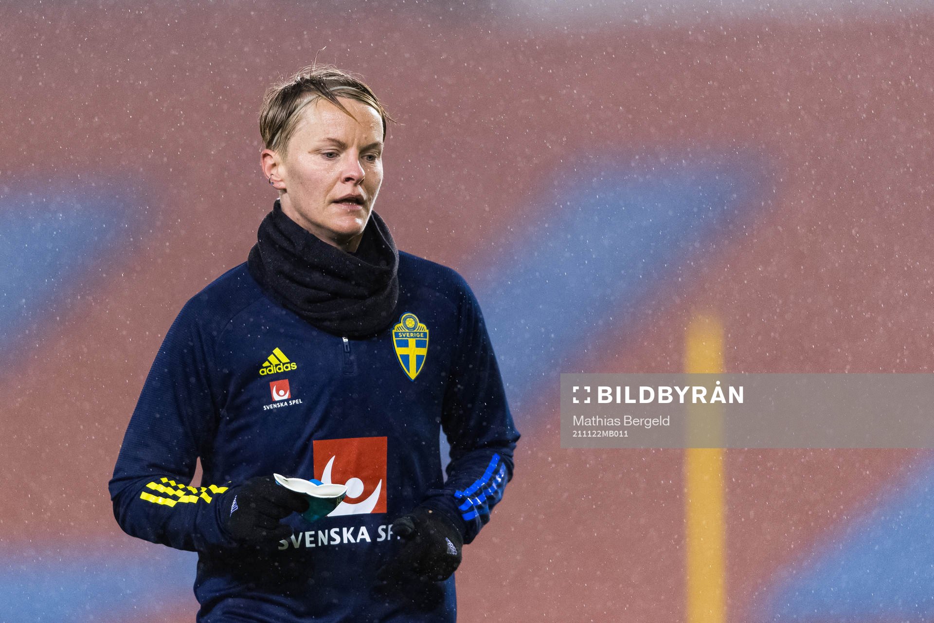 Nilla Fischer of the Swedish women's national football team