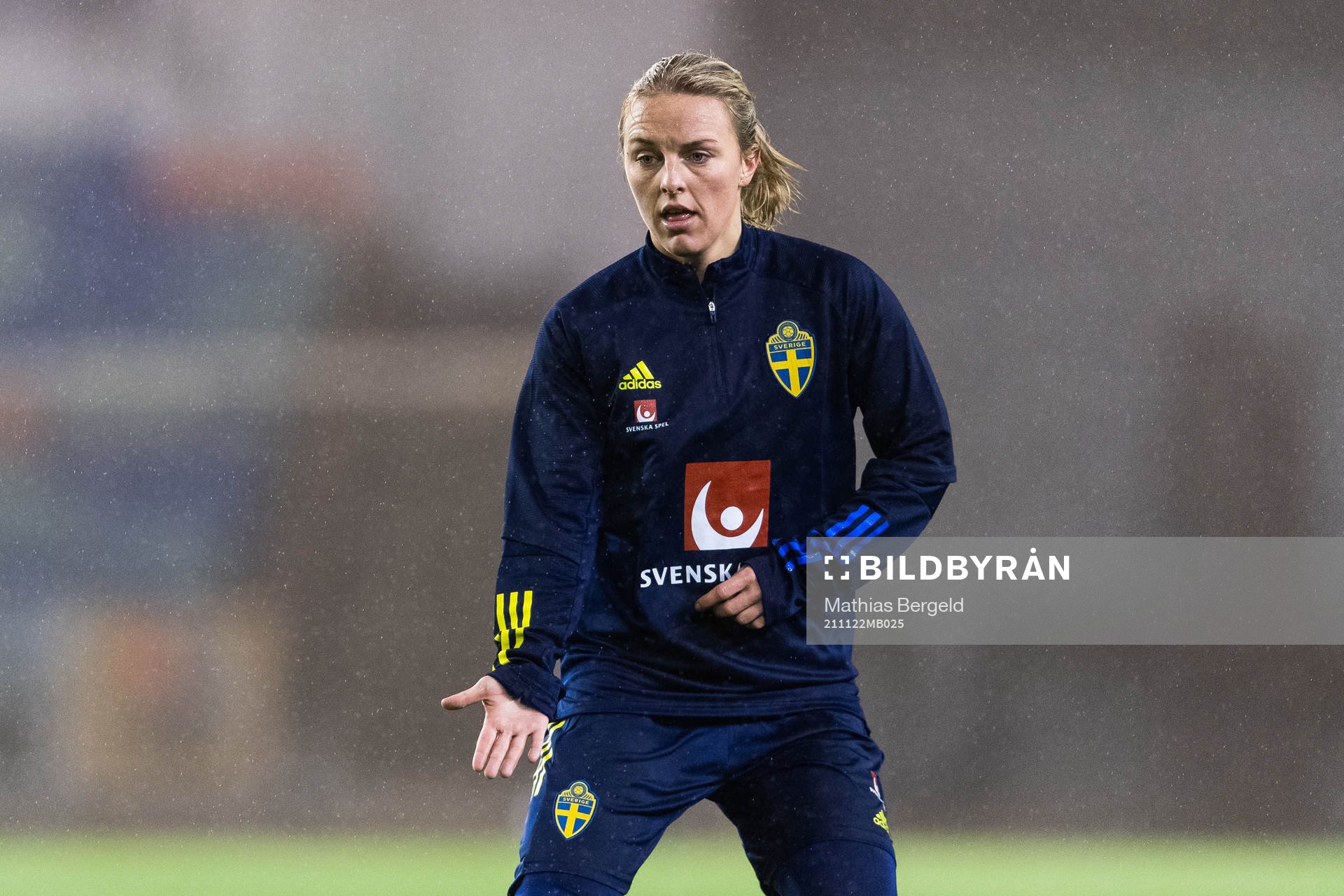Mimmi Larsson of the Swedish women's national football team