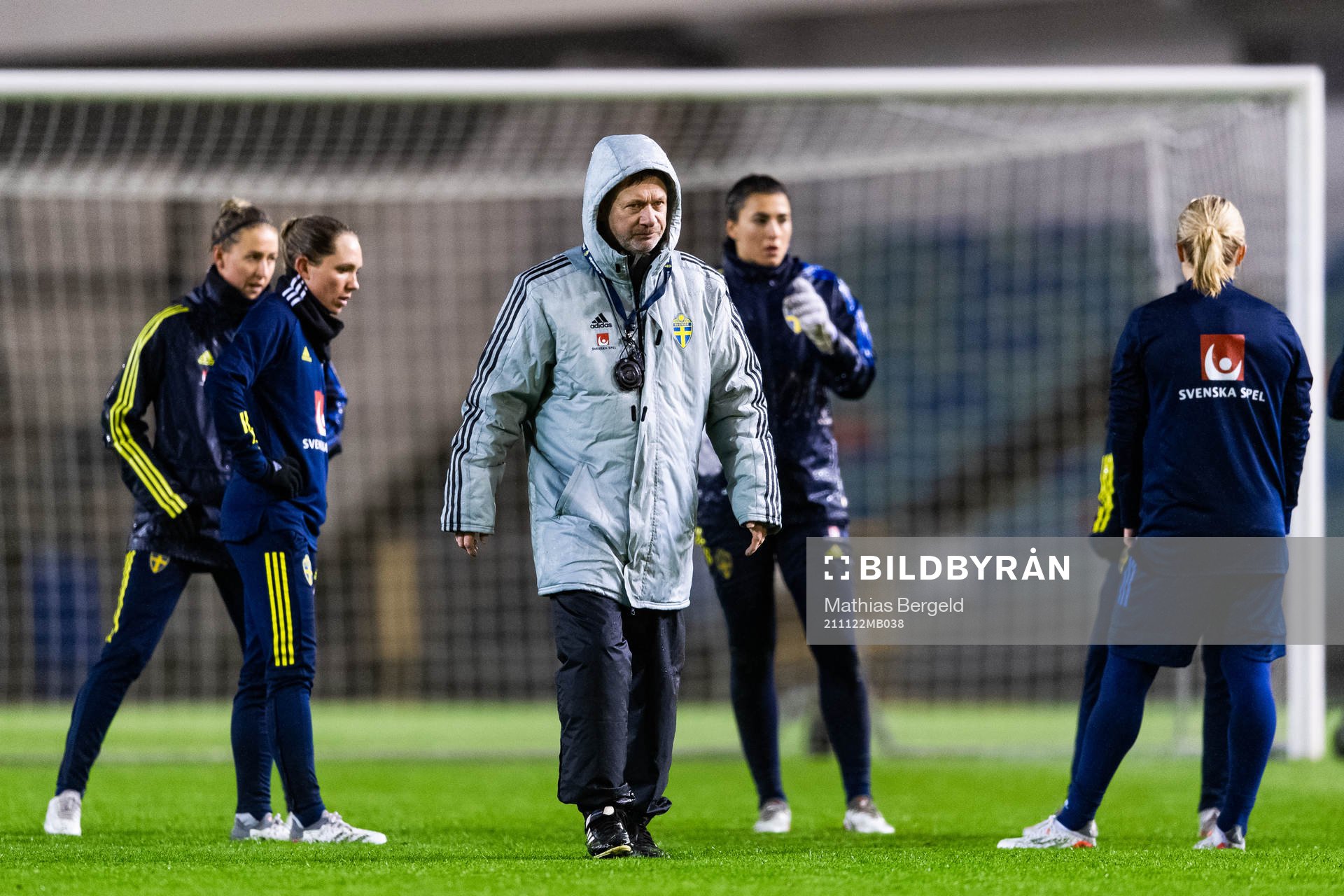 Peter Gerhardsson, head coach of the Swedish women's