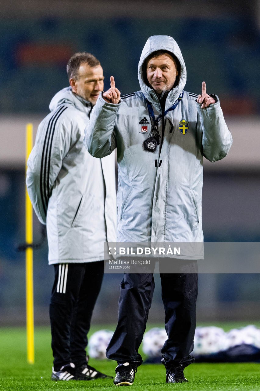 Peter Gerhardsson, head coach of the Swedish women's