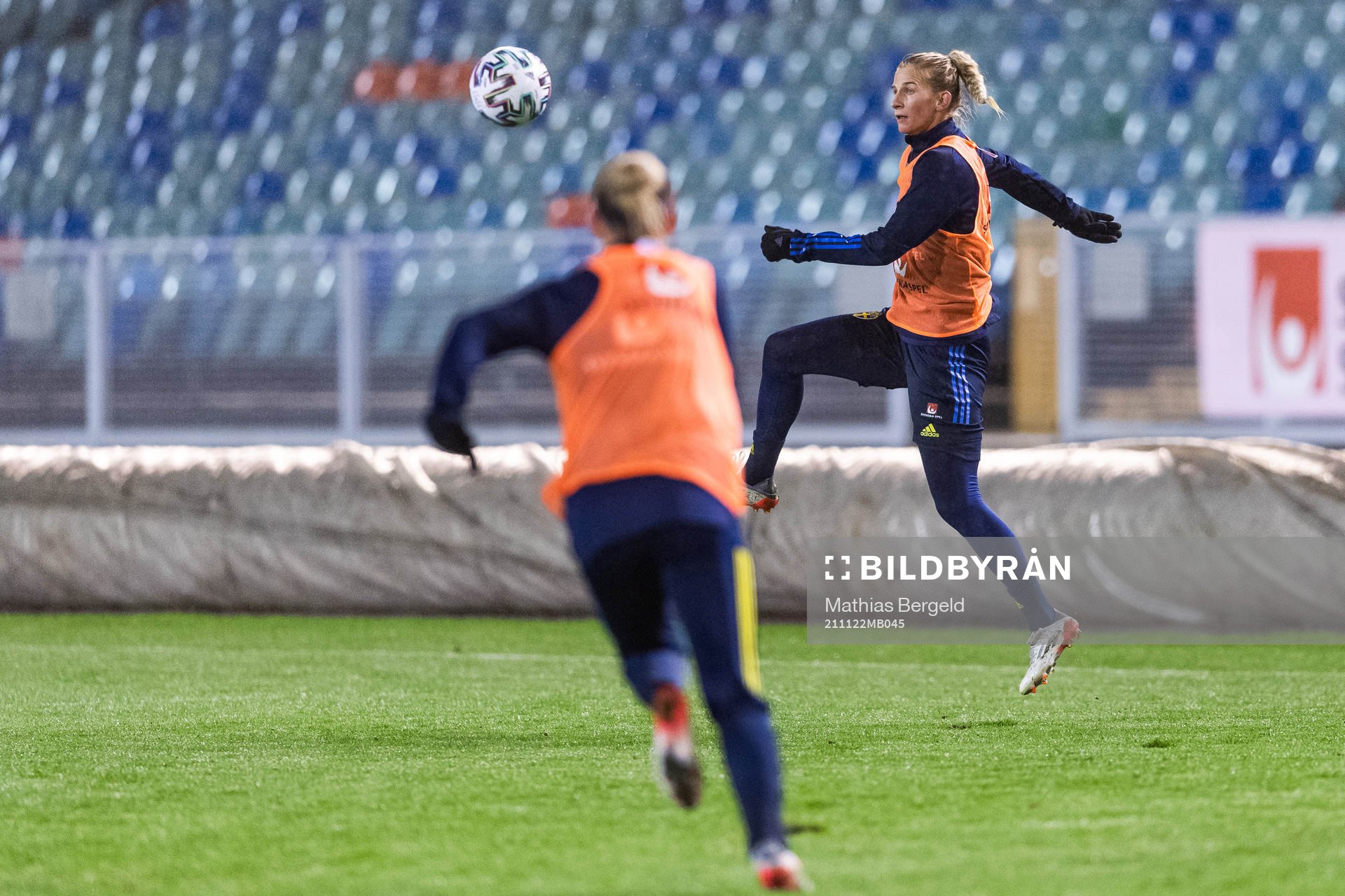 Sofia Jakobsson of the Swedish women's national football