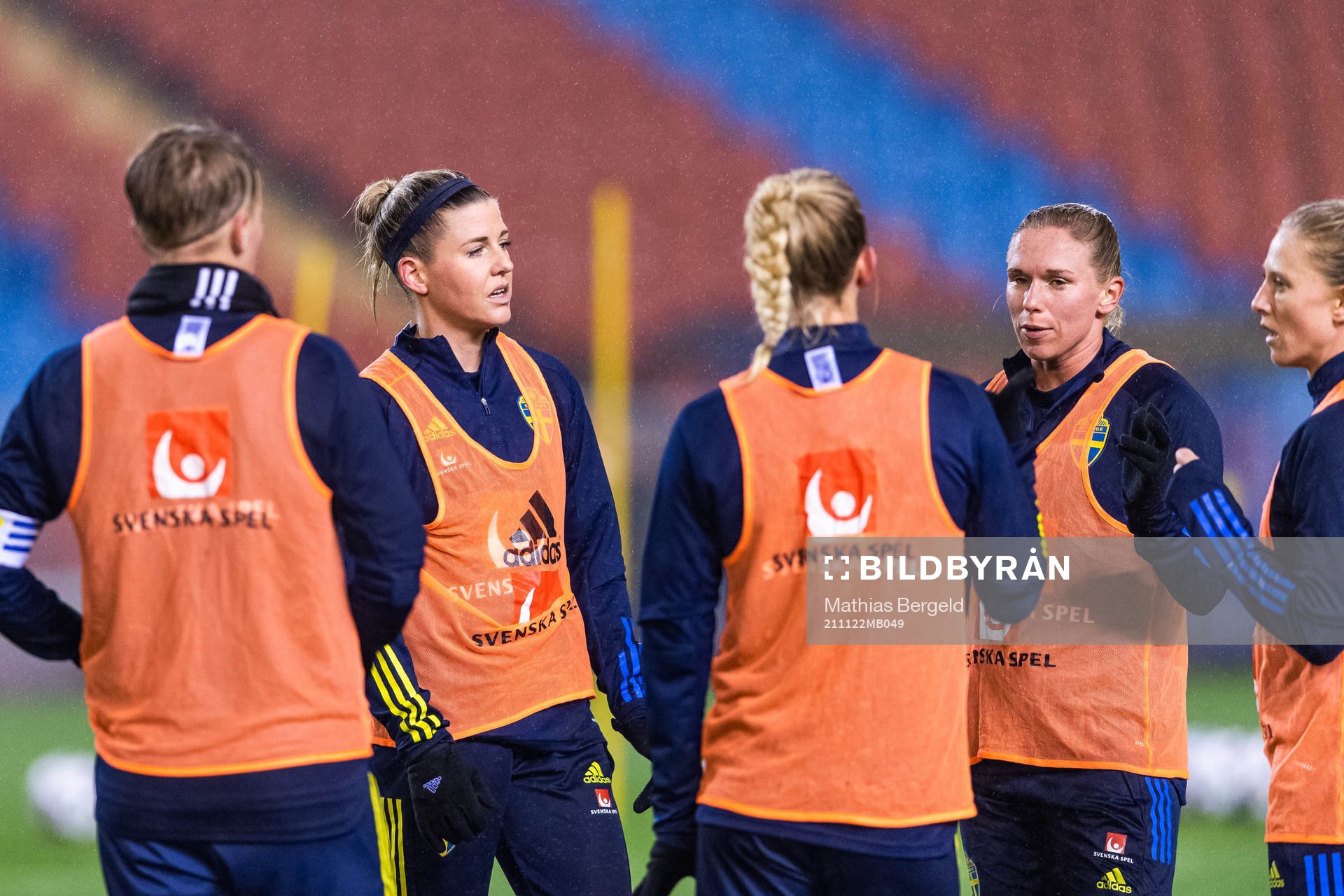 Olivia Schough and Jonna Andersson of the Swedish women's