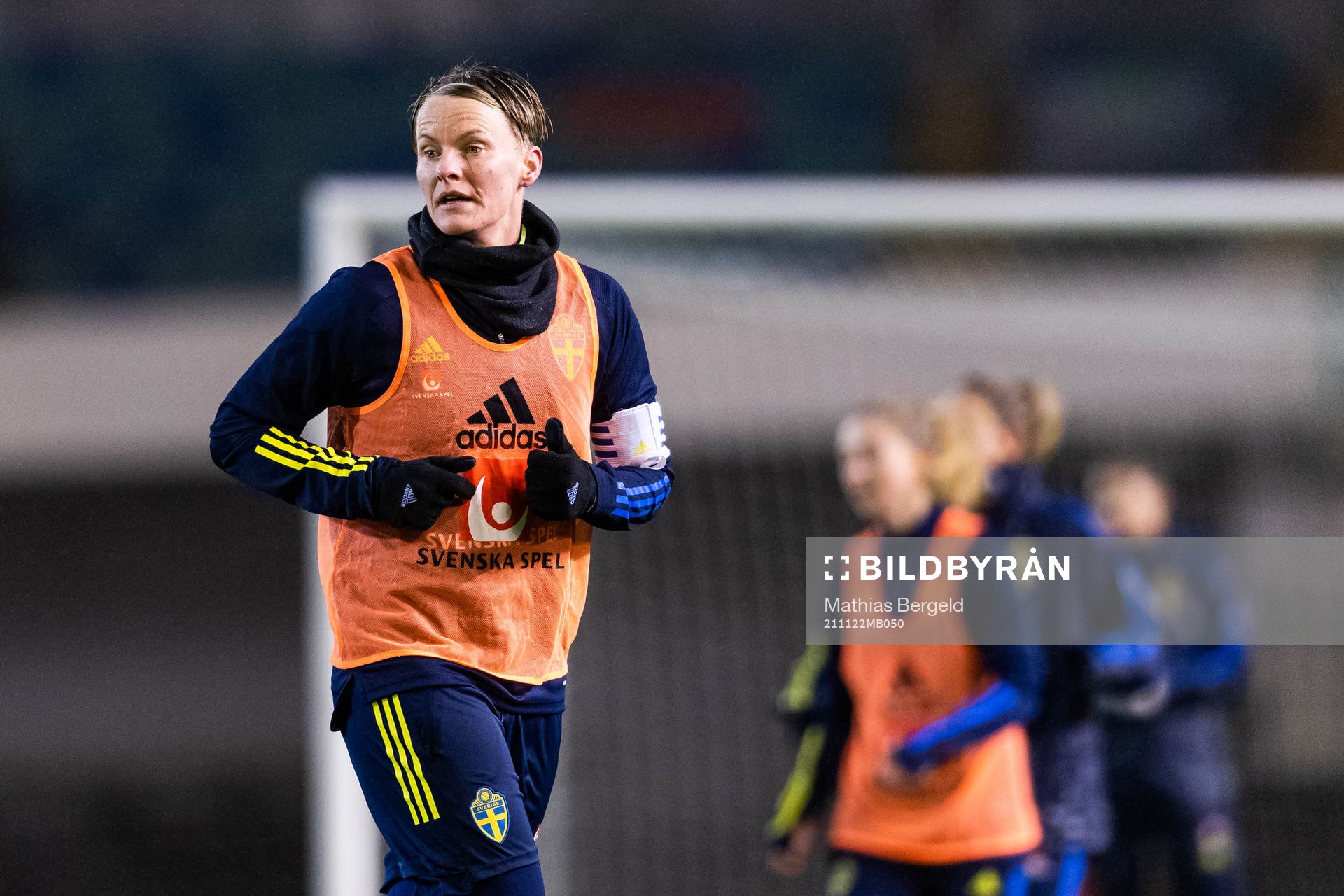Nilla Fischer of the Swedish women's national football team