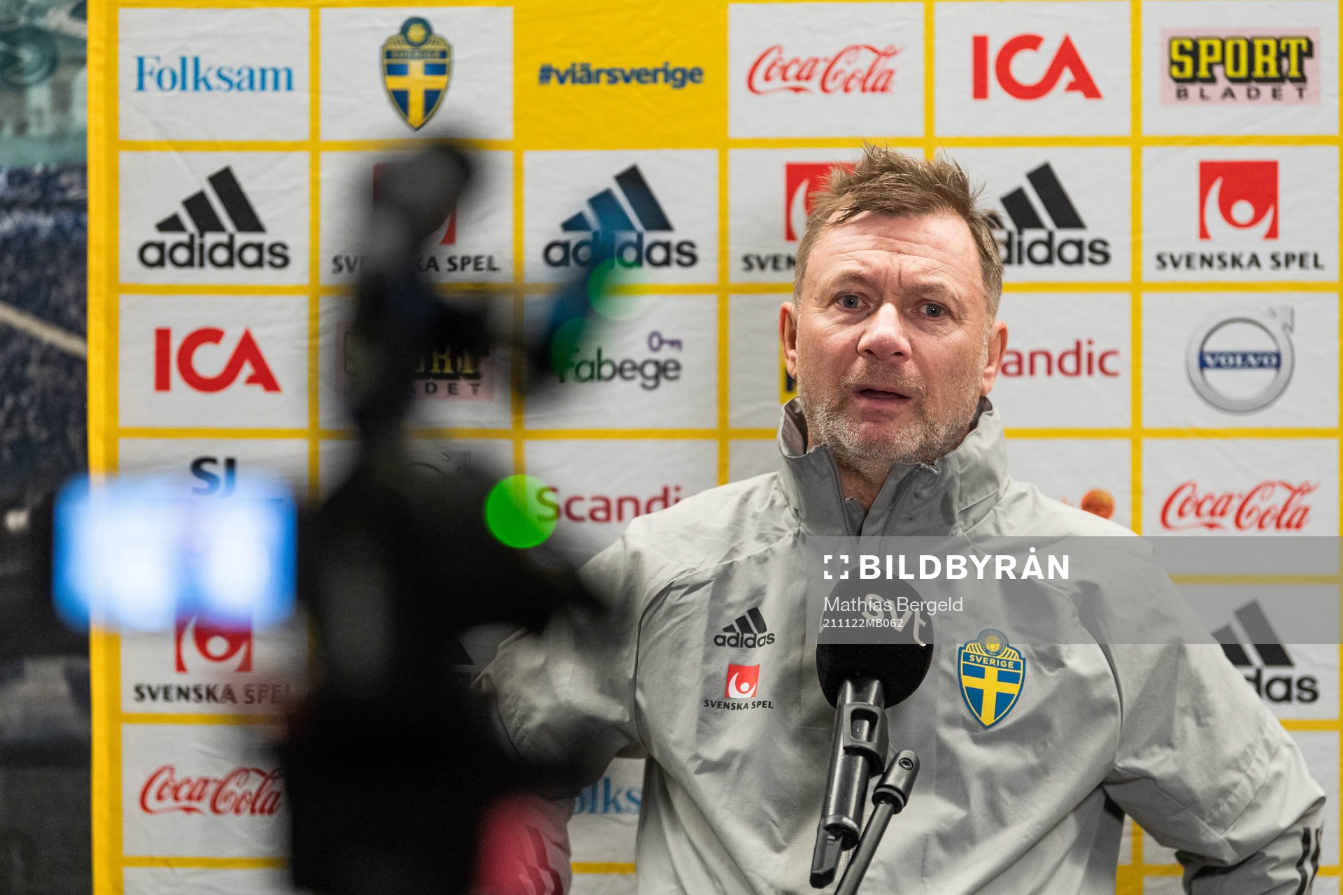 Peter Gerhardsson, head coach of the Swedish women's