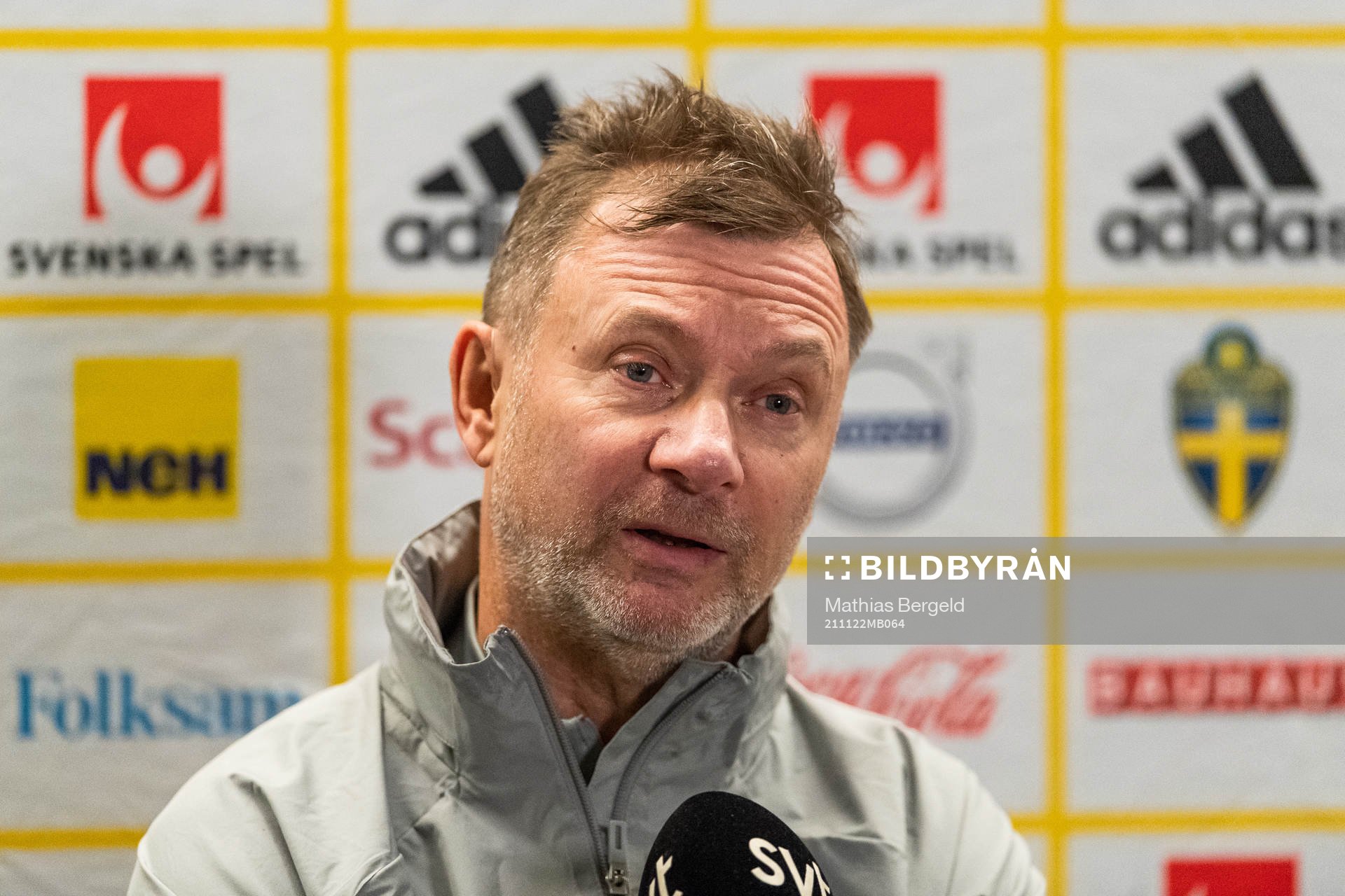 Peter Gerhardsson, head coach of the Swedish women's